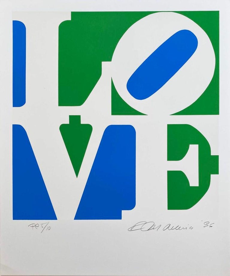Book of Love 8 - Print by Robert Indiana