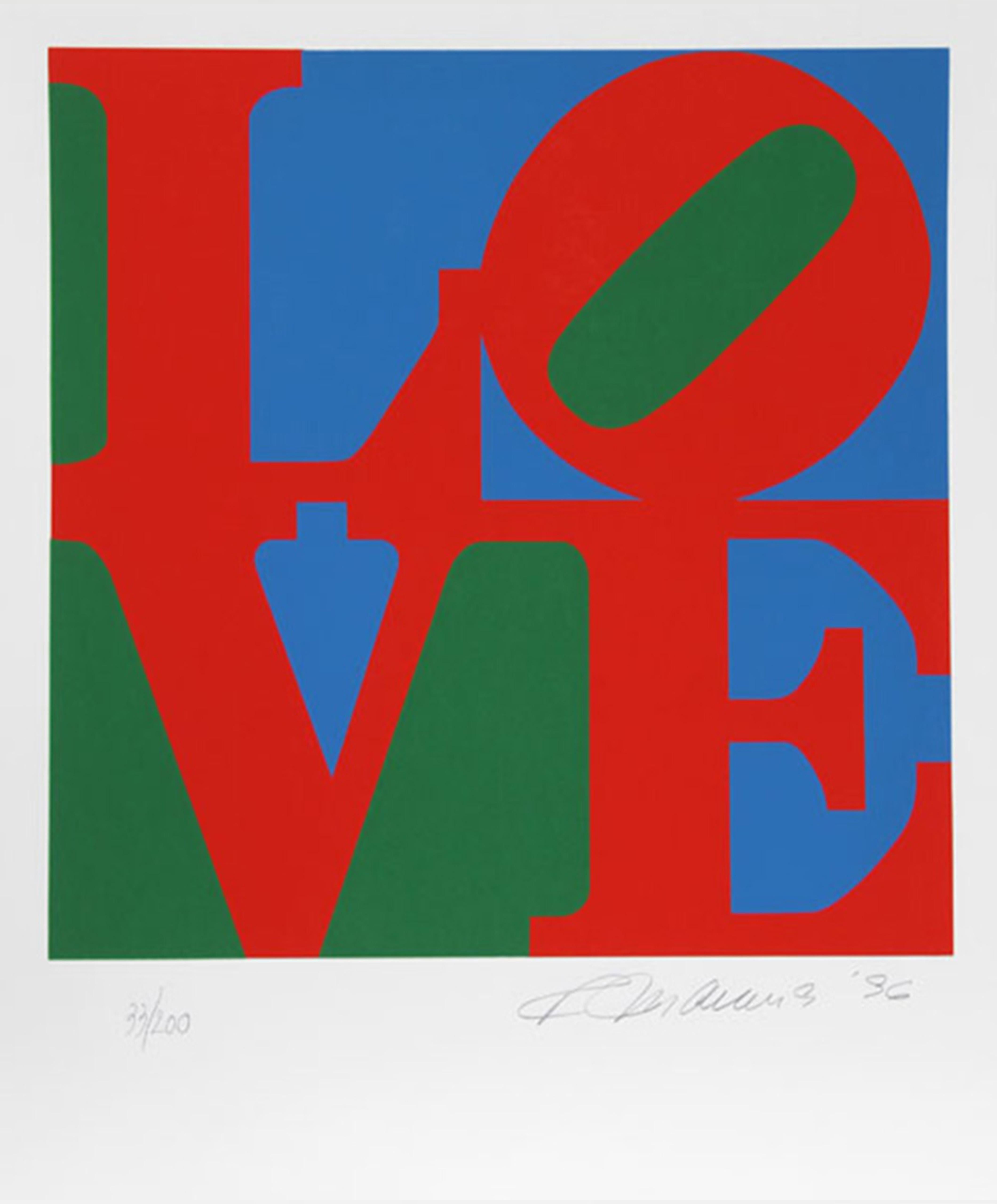 'Book of Love' (Collection of 12 screenprints) - Pop Art Print by Robert Indiana