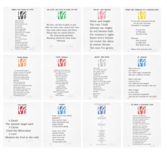 Portafoglio serigrafico Book of Love, American Modern, con cornice, 2010+