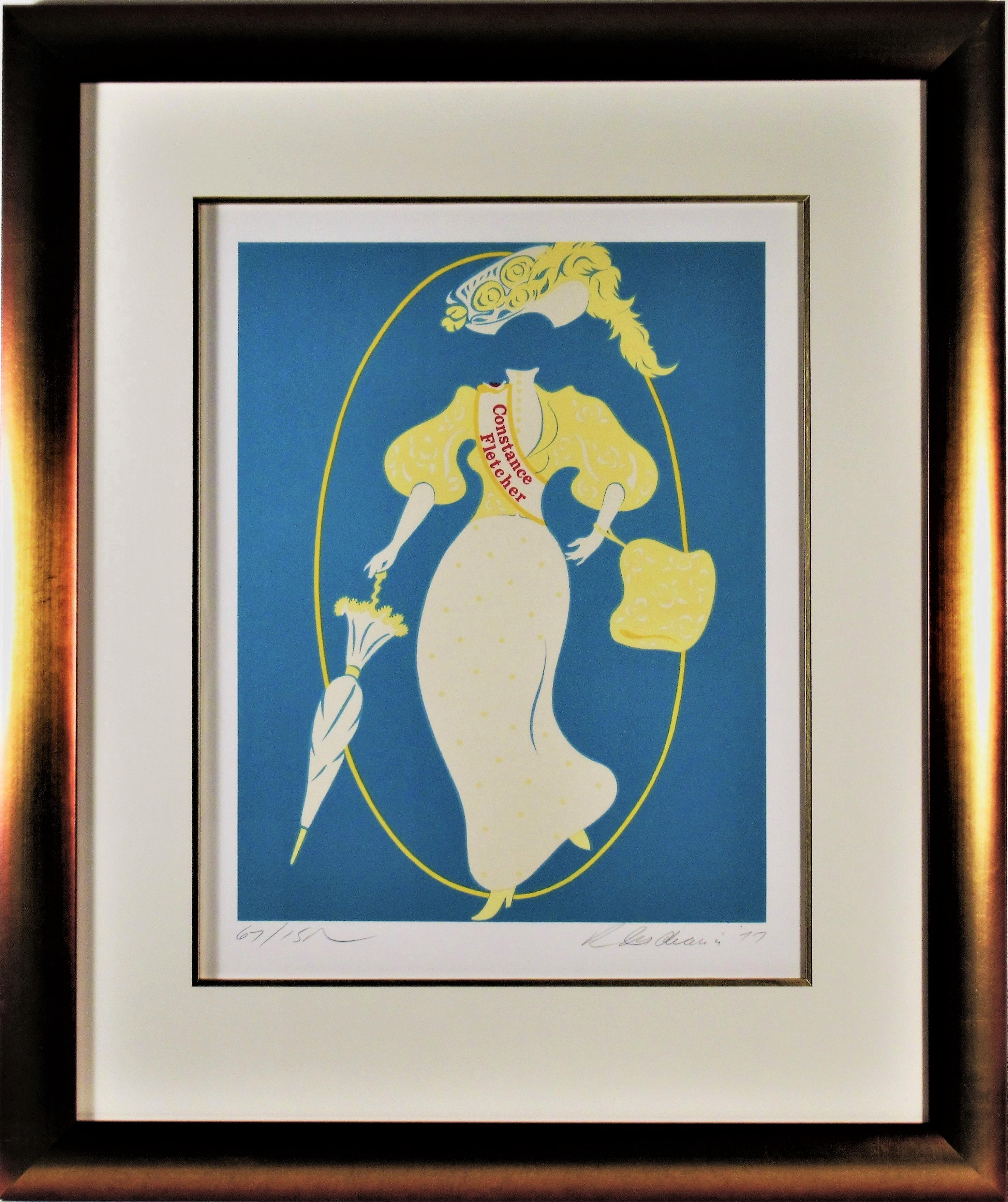 Robert Indiana Figurative Print - Constance Fletcher, from the suite The Mother of All Us