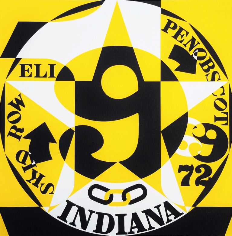 Rober Indiana Robert Indiana - décennie : Portrait autoportrait 1969 En vente sur 1stDibs