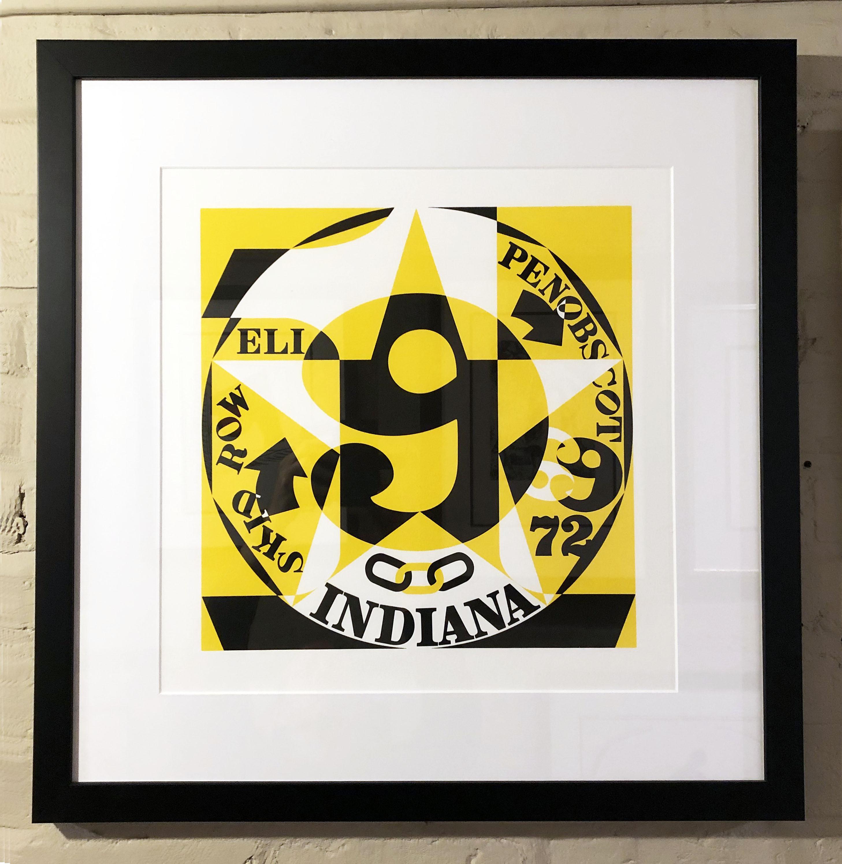 Robert Indiana Abstract Print - Decade: Autoportrait 1969