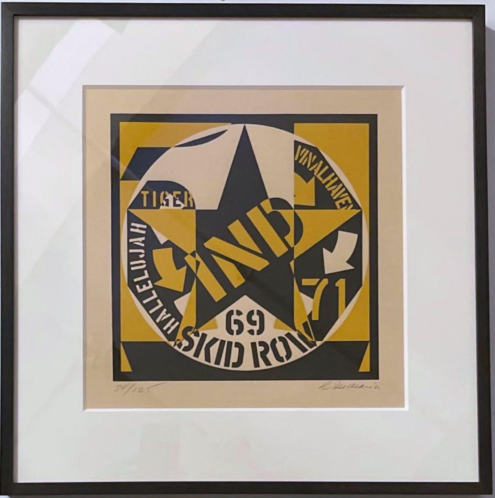 Década: Autorretrato, 1969 (Sheehan, 78), litografía histórica Firmado/N, Enmarcado - Print de Robert Indiana