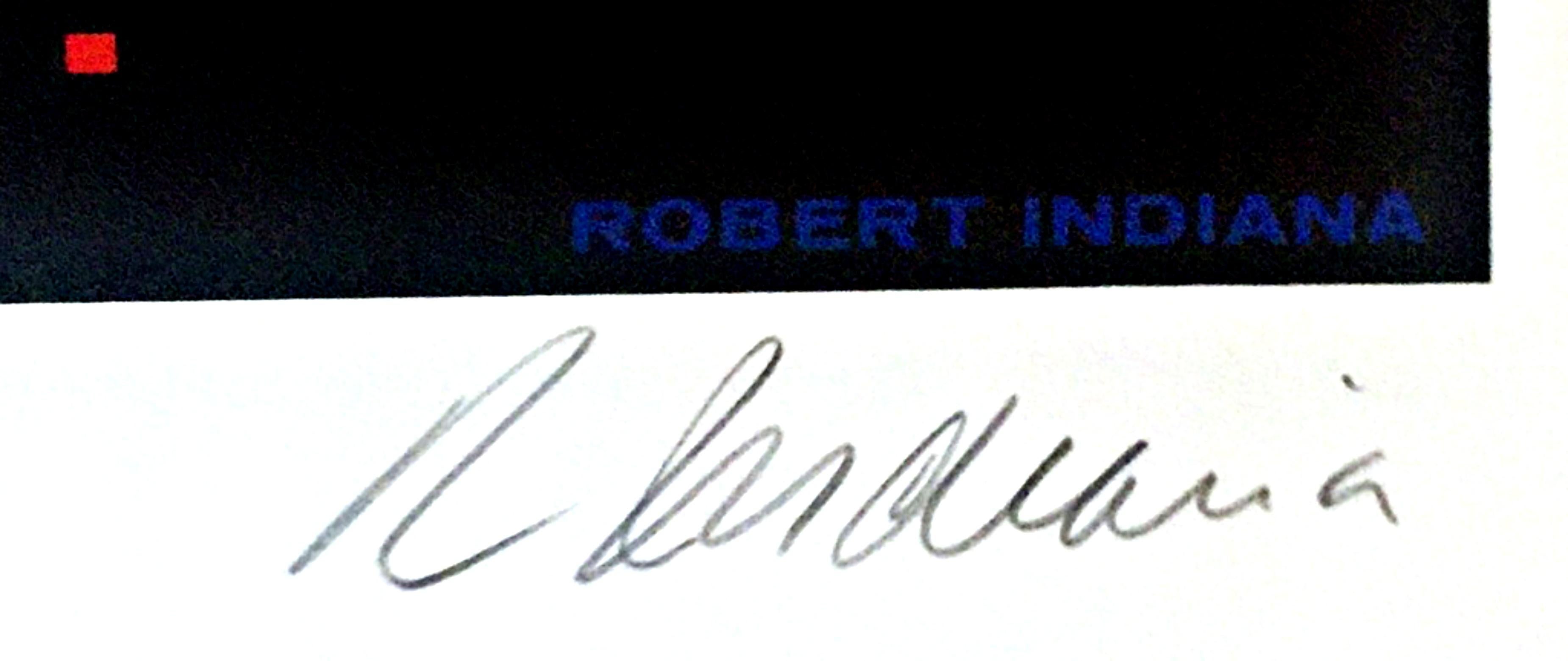 Signierte und nummerierte Luxuslithographie für das Hirshhorn Museum & Sculpture Garden  – Print von Robert Indiana