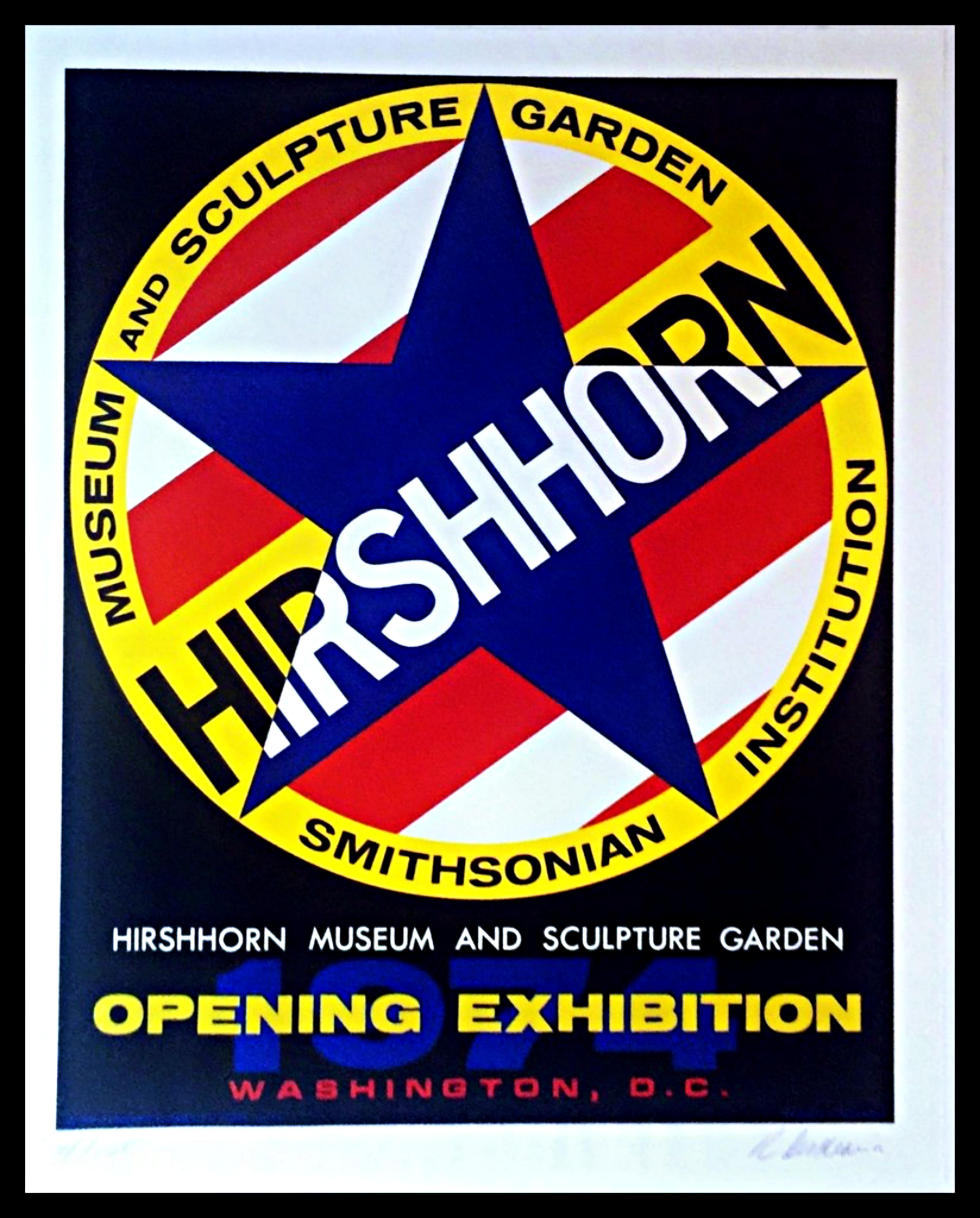Figurative Print Robert Indiana - Lithographie Deluxe signée et numérotée pour le Hirshhorn Museum & Sculpture Garden 