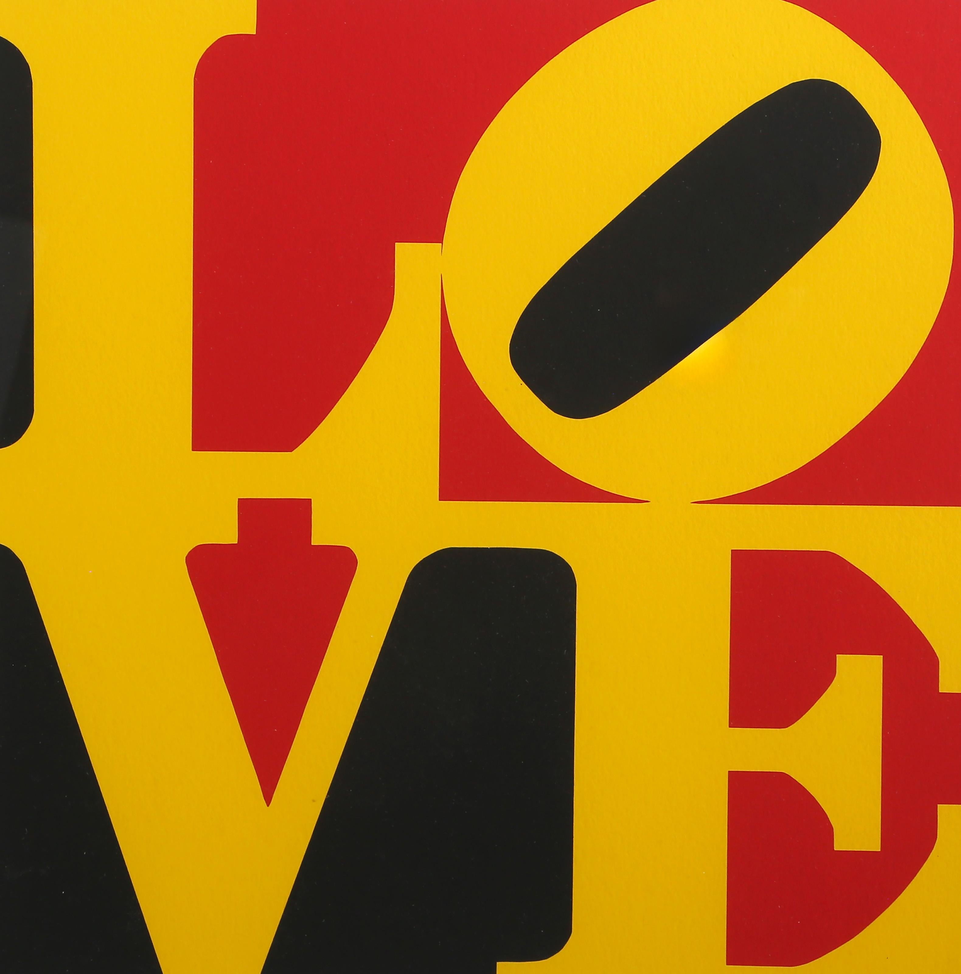 Die Deutsche Liebe, 1968, Pop Art Screenprint by Robert Indiana For Sale 1