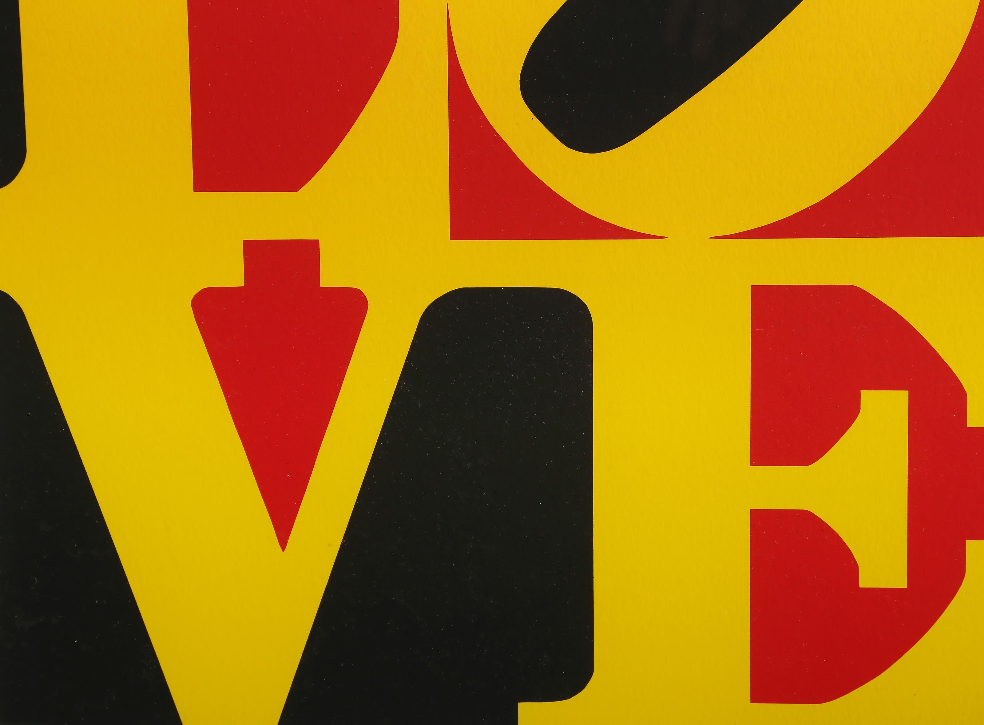 Die Deutsche Liebe, 1968, Pop Art Screenprint by Robert Indiana For Sale 3