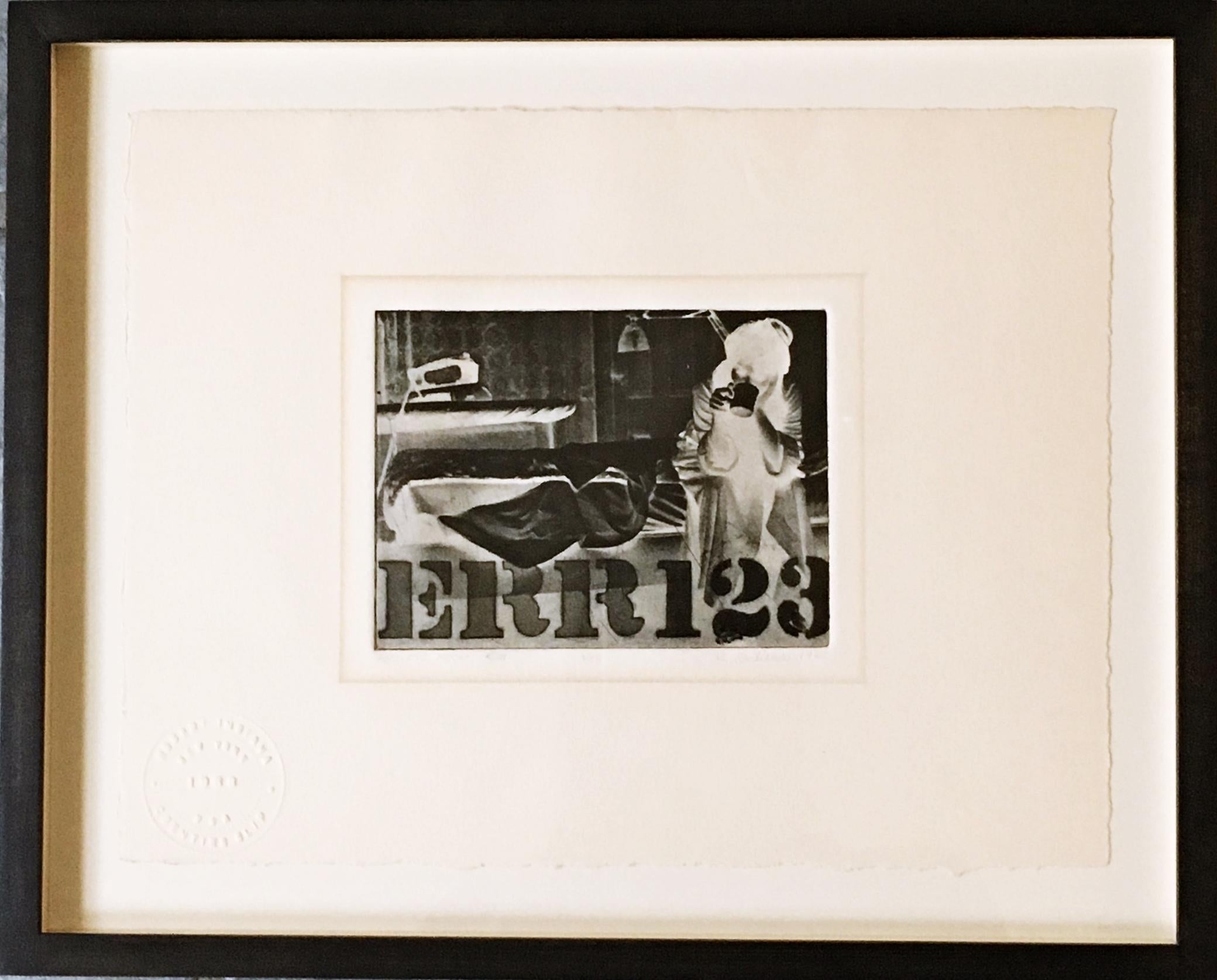 ERR (Sheehan 29), Photoengraving and Etching, Signed, 1 of only 13 Trial Proofs - Print by Robert Indiana