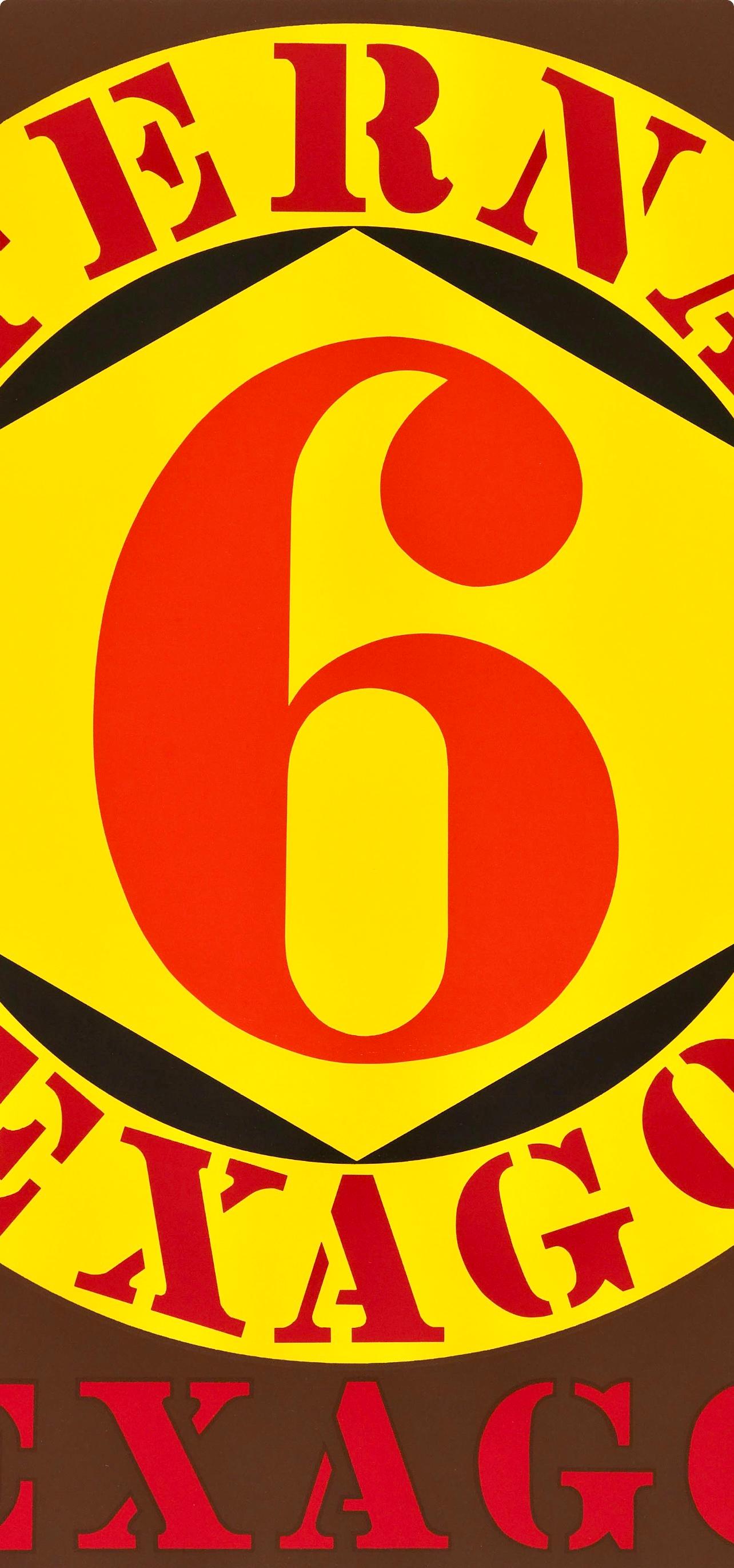 Hexágono eterno (Sheehan 33), X + X, Diez obras de diez pintores, Robert Indiana en venta 1