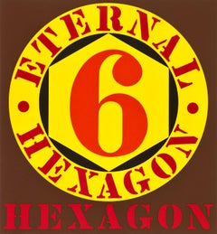 Hexágono eterno (Sheehan 33), X + X, Diez obras de diez pintores, Robert Indiana