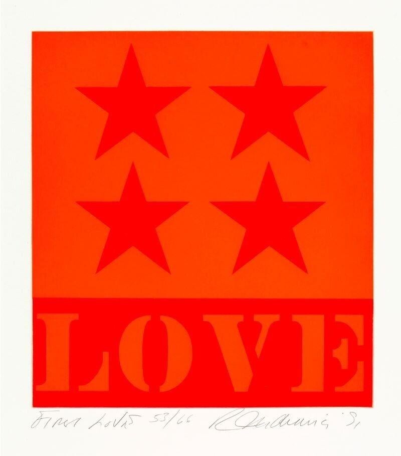 First Love - Print by Robert Indiana
