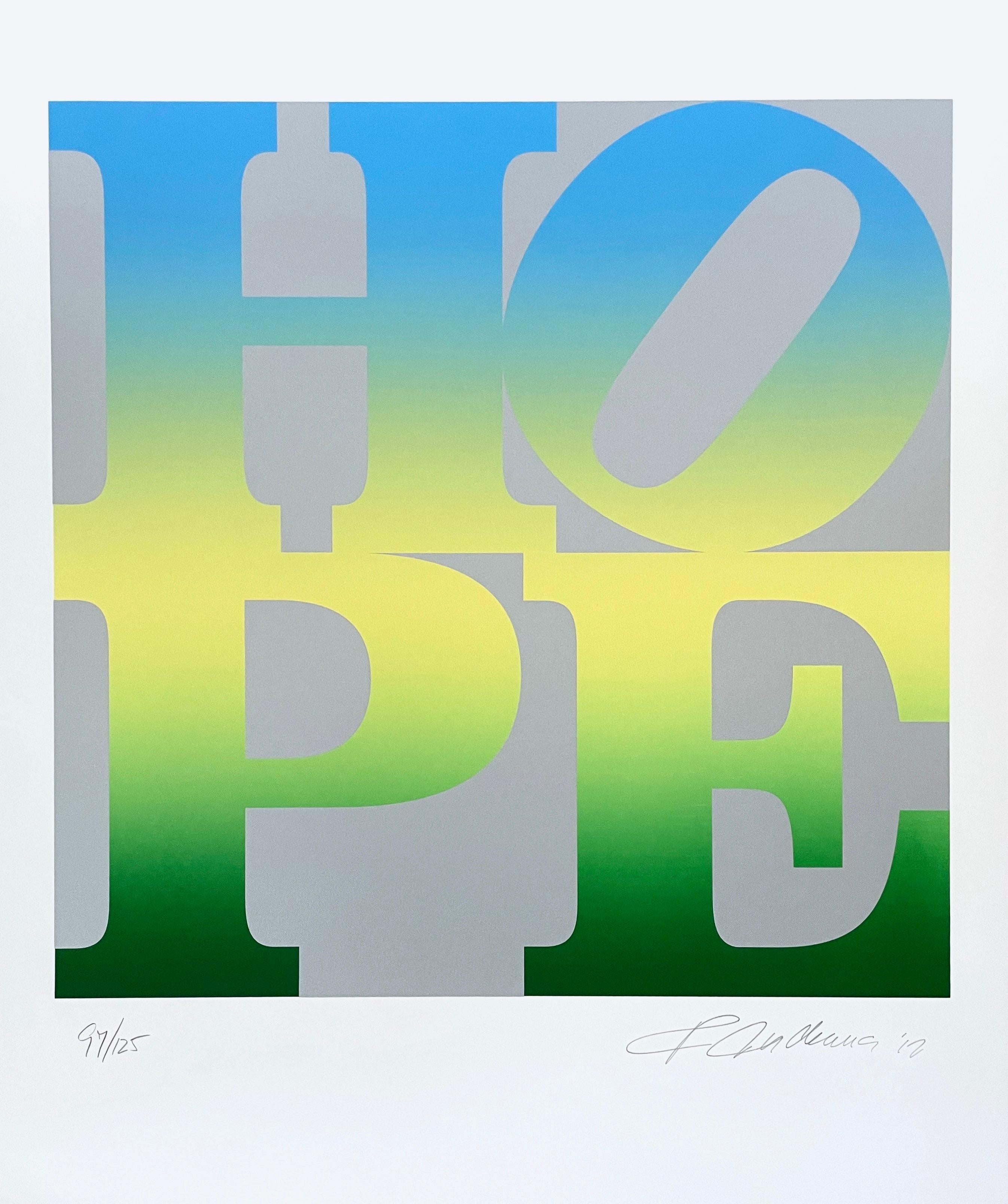 Quatre Saisons of HOPE (quatre œuvres d'art), Robert Indiana en vente 3