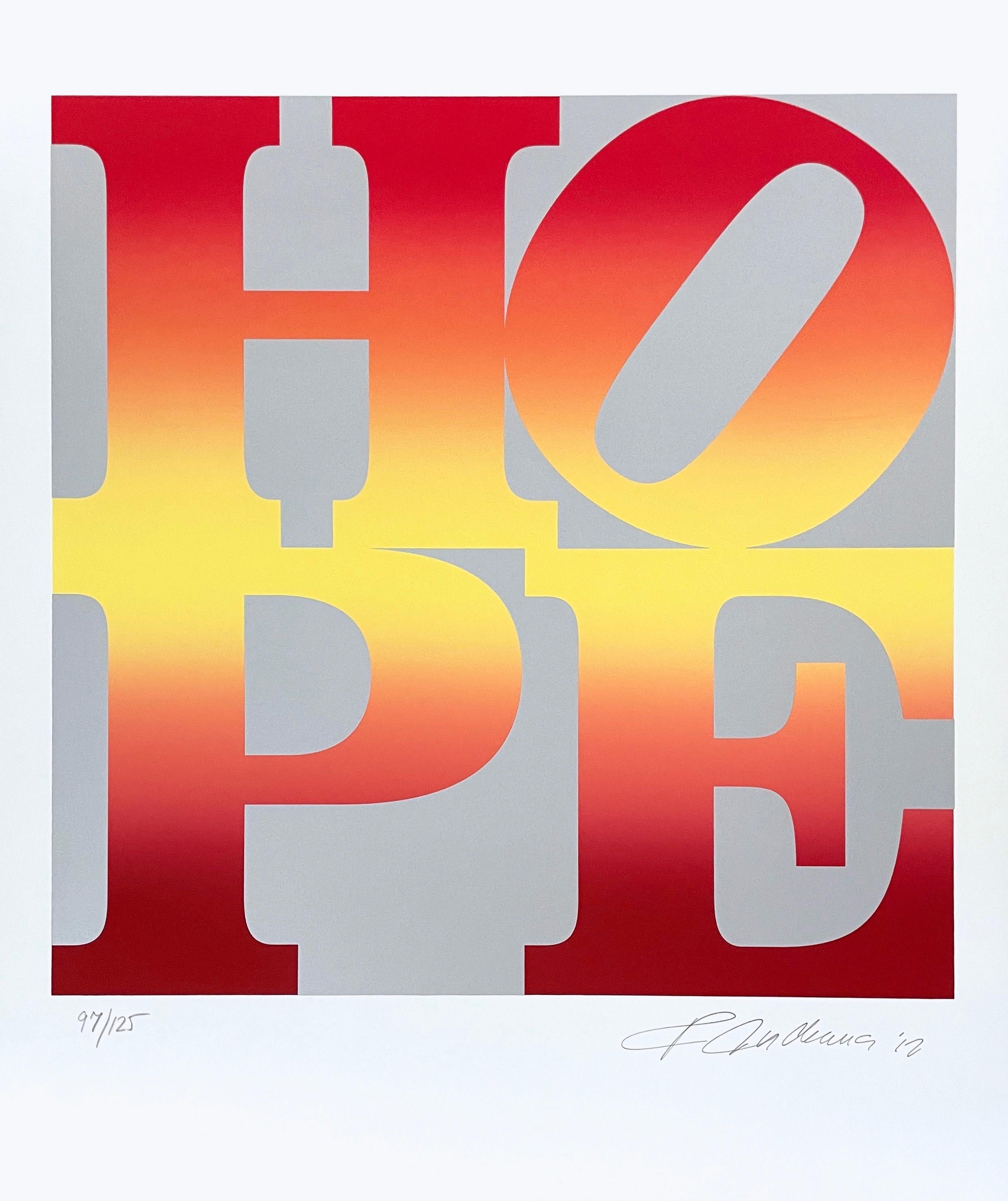 Quatre Saisons of HOPE (quatre œuvres d'art), Robert Indiana en vente 4