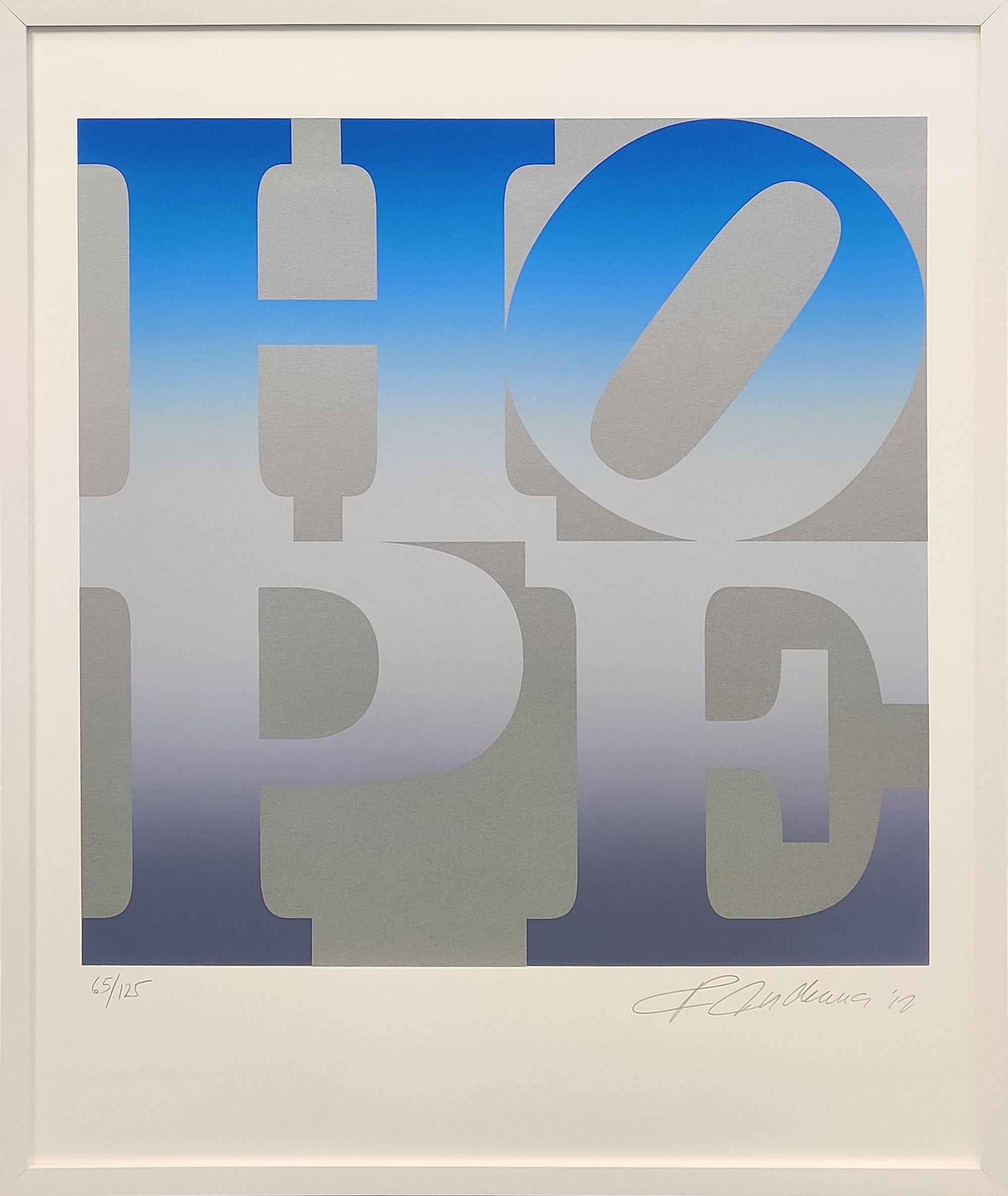 FOUR SEASONS OF HOPE PORTFOLIO (SILVER) - Pop Art Print by Robert Indiana
