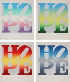 Four Seasons of Hope (Silver) - HOPE, Four Seasons, vivid colors, silver
