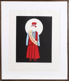 Vintage "Gertrude Stein" Lithograph by Robert Indiana