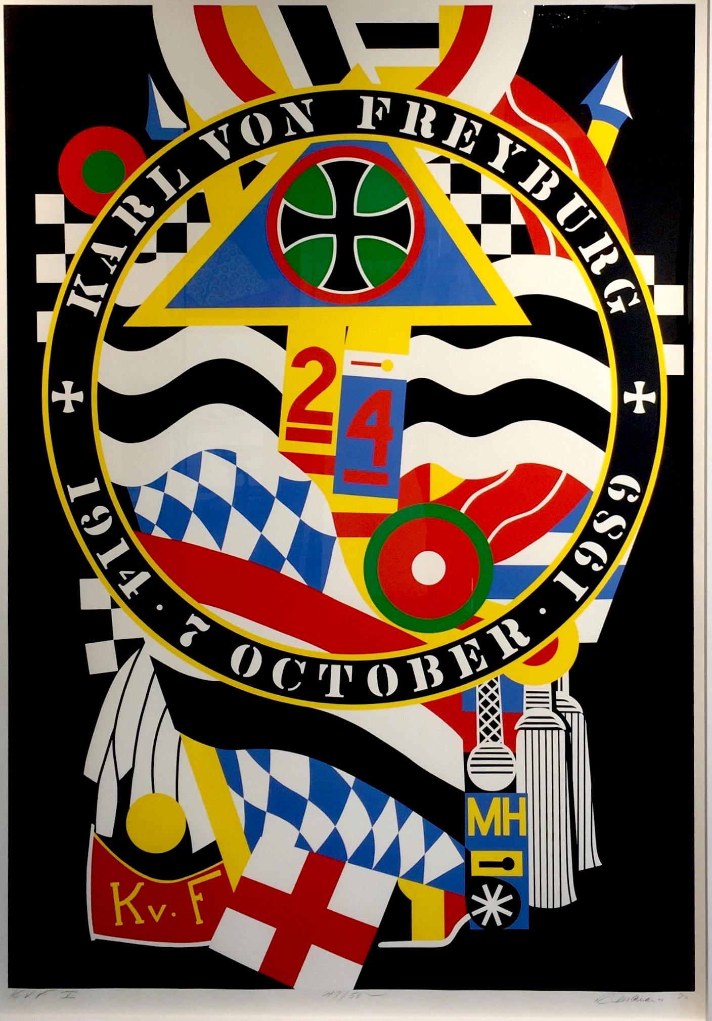 The Hartley Elegies KvF I - Print by Robert Indiana