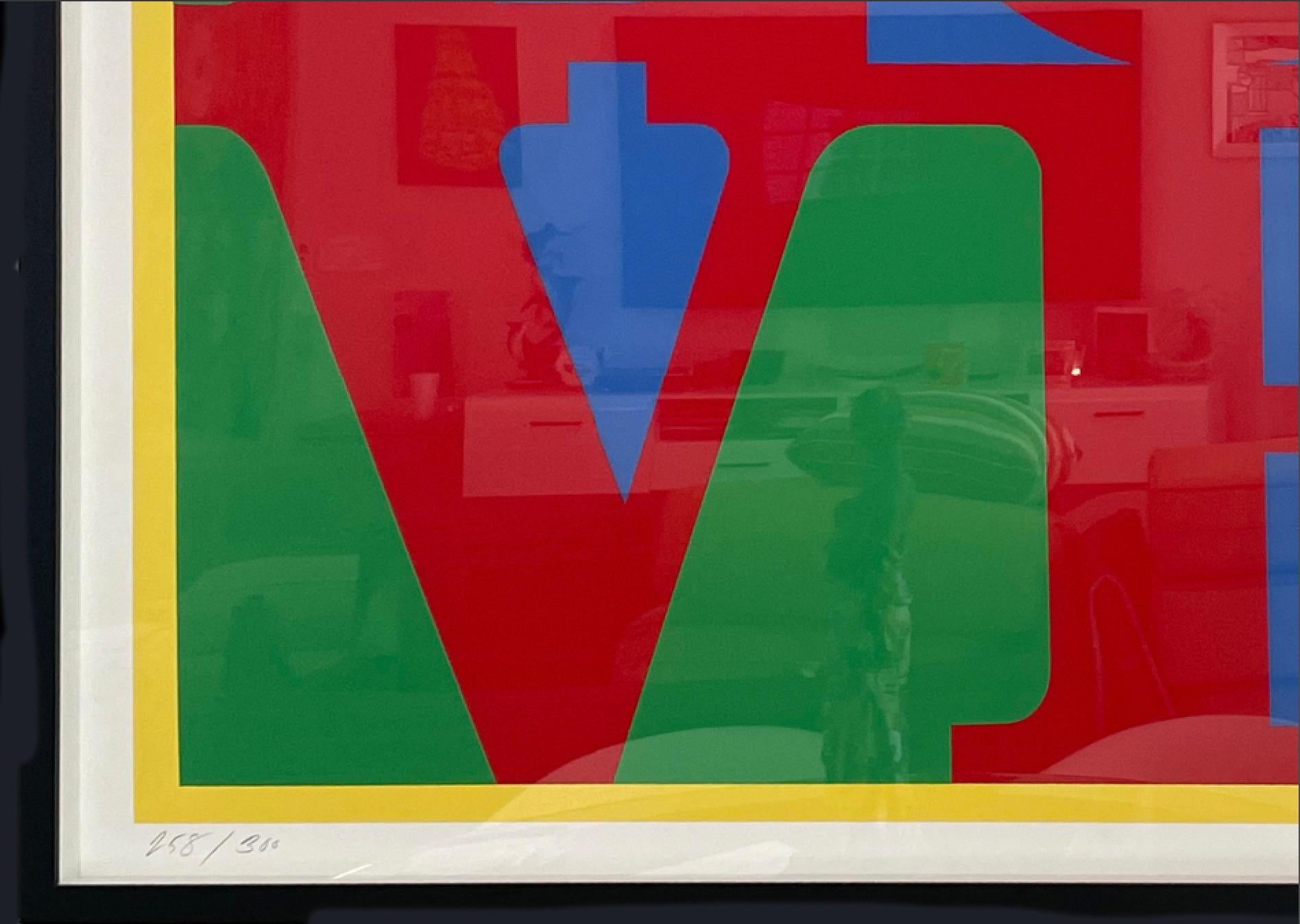 Heliotherapy Love - Pop Art Print by Robert Indiana