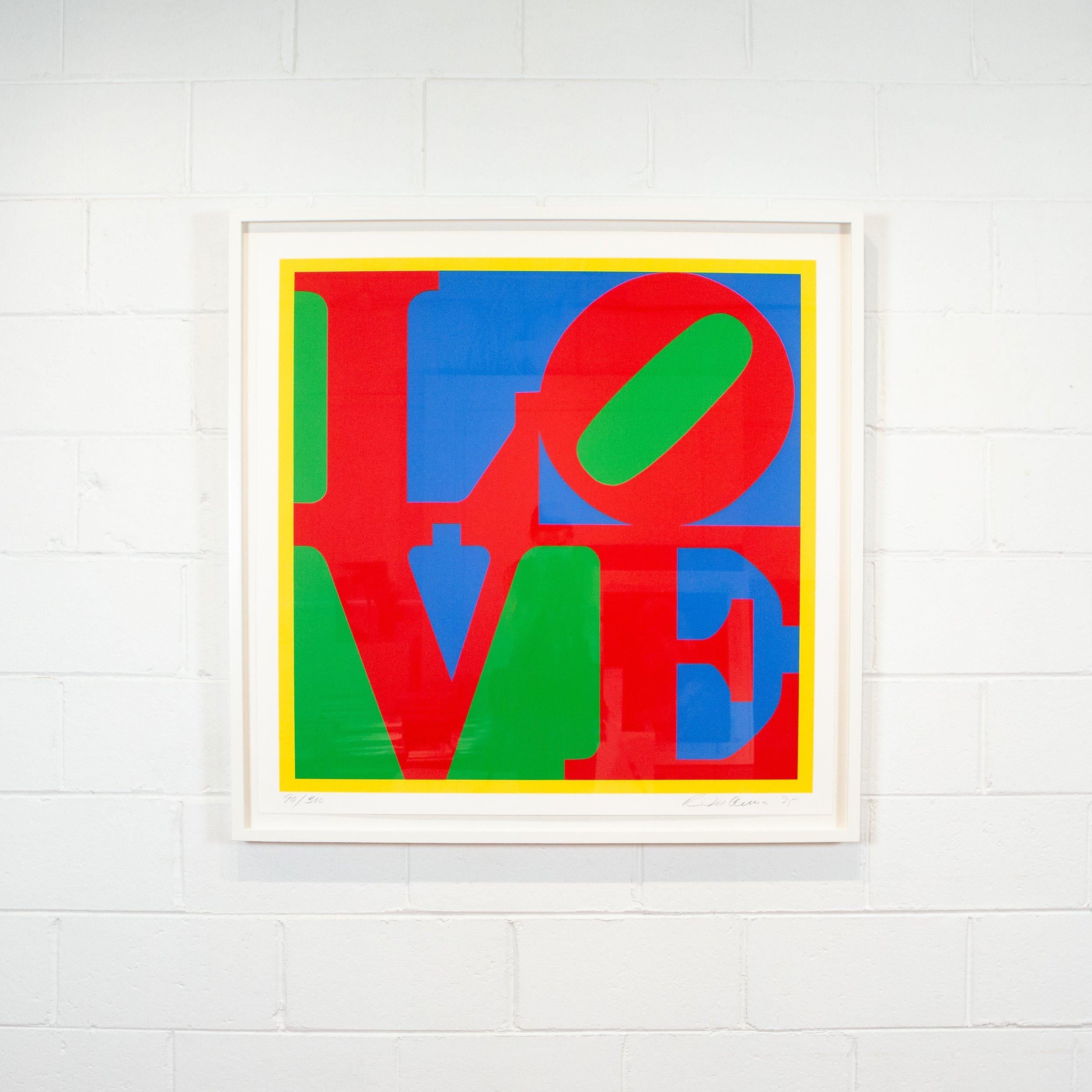 Heliotherapy Love - Print by Robert Indiana
