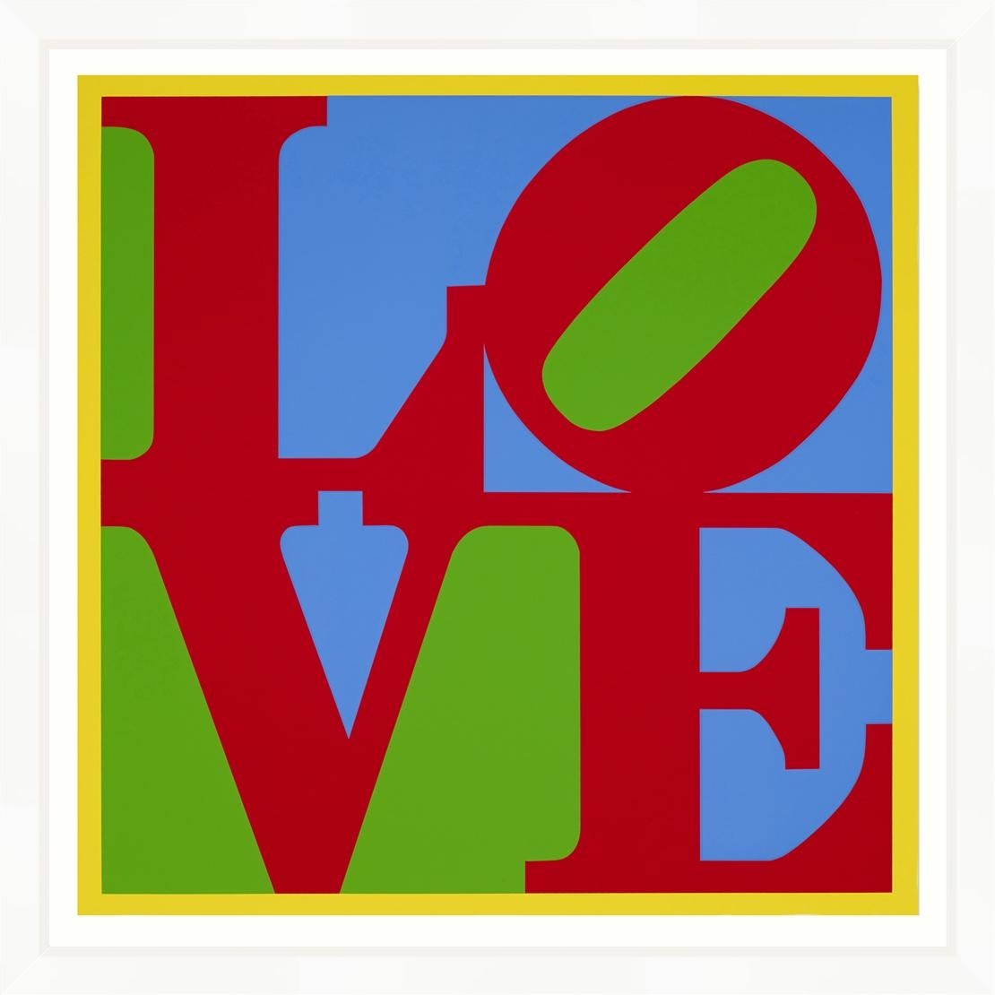 Robert Indiana Abstract Print - HELIOTHERAPY LOVE