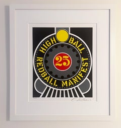 Robert Indiana, Highball on Redball Manifest Serigraph, Signed, 1997
