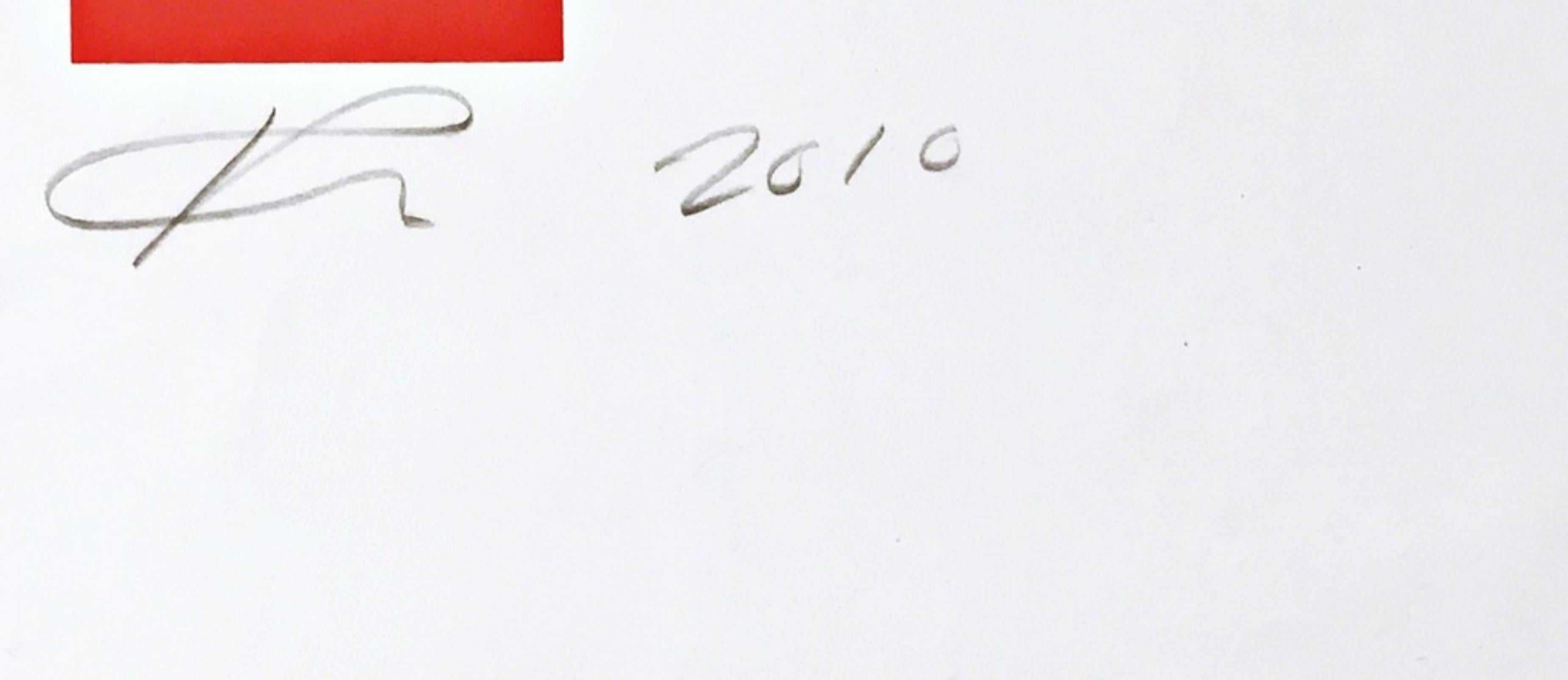 Hope Wall, prova firmata in serigrafia n. IV di IV, rara stampa di Robert Indiana in vendita 1