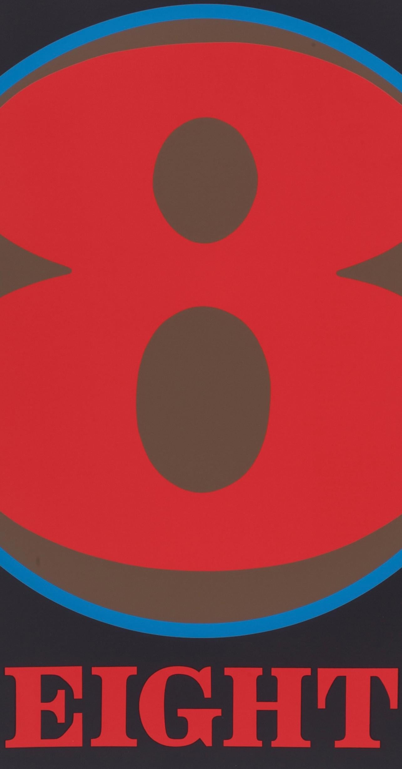 Indiana, Ocho (Sheehan 46-55), Números (después) - Print de Robert Indiana