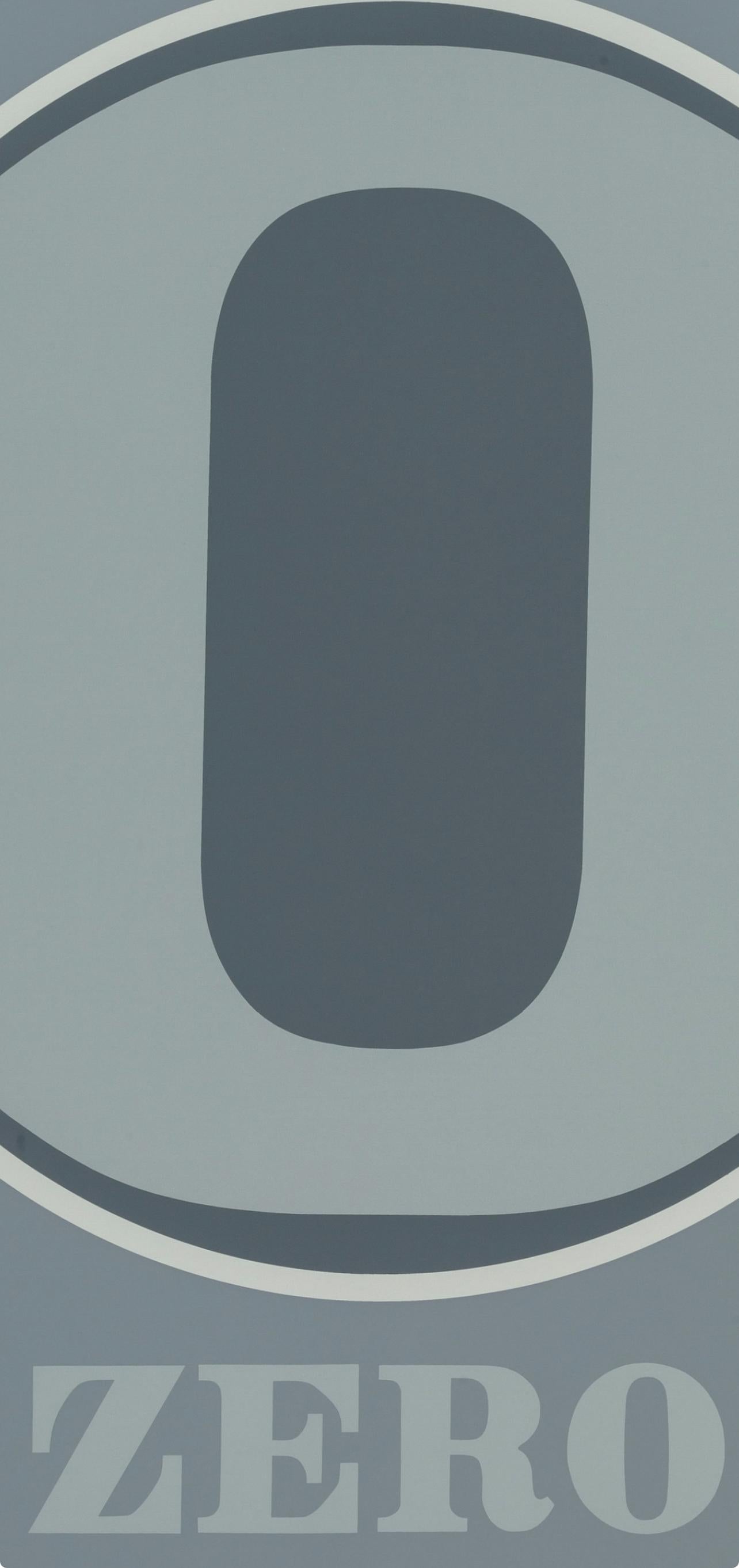 Indiana, Cero (Sheehan 46-55), Números (después) - Print de Robert Indiana