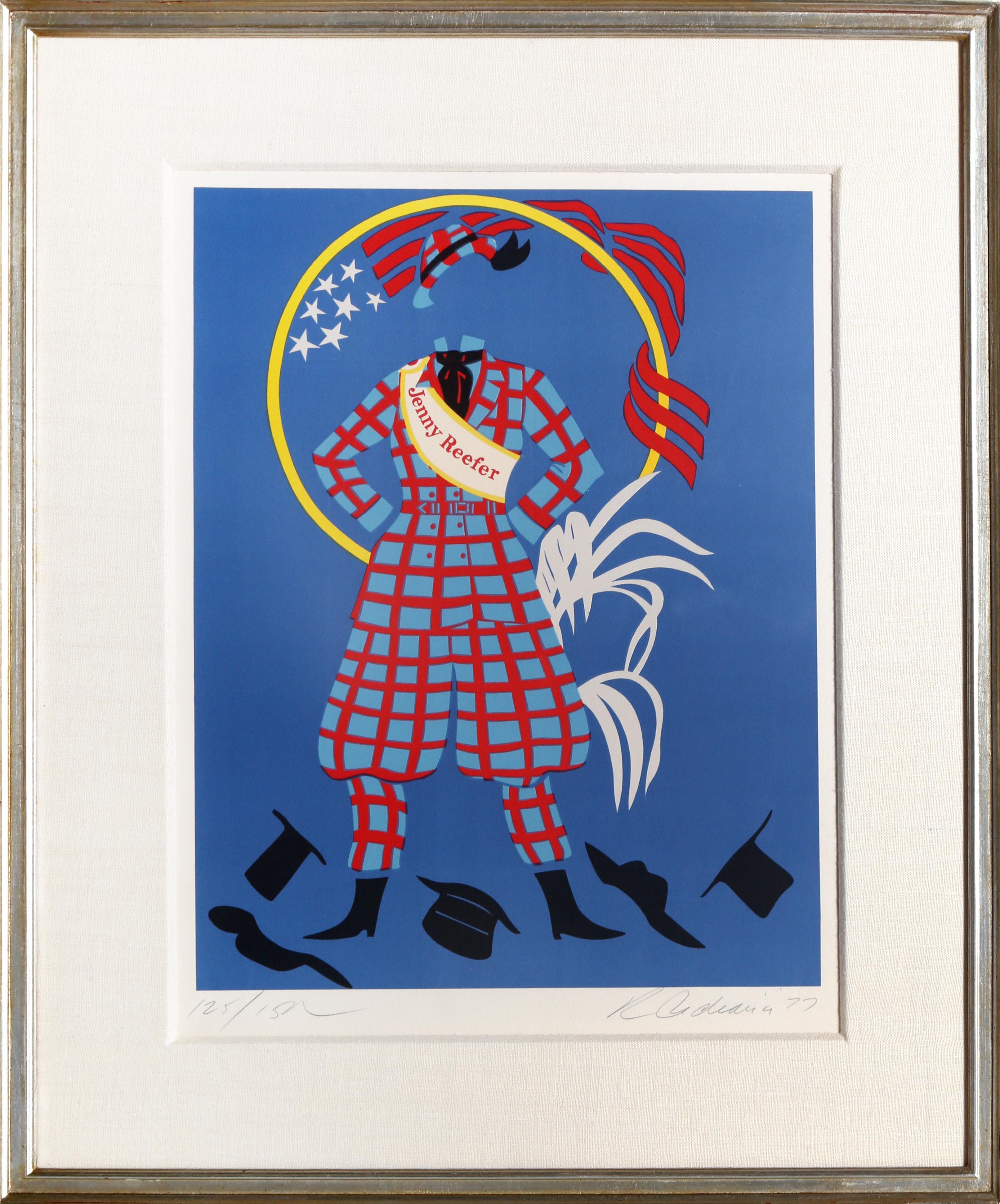 Jenny Reefer - Lithographie de Robert Indiana