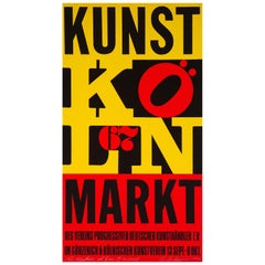 Kunst Markt Köln Exhibition Poster