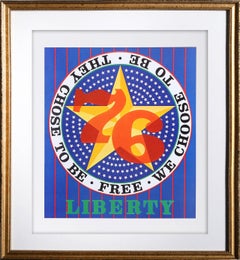 Retro Liberty, Offset Print by Robert Indiana