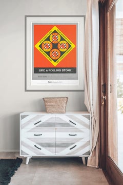 Like a Rolling Stone Offset Print, Pop Art Style, 2016, Unframed
