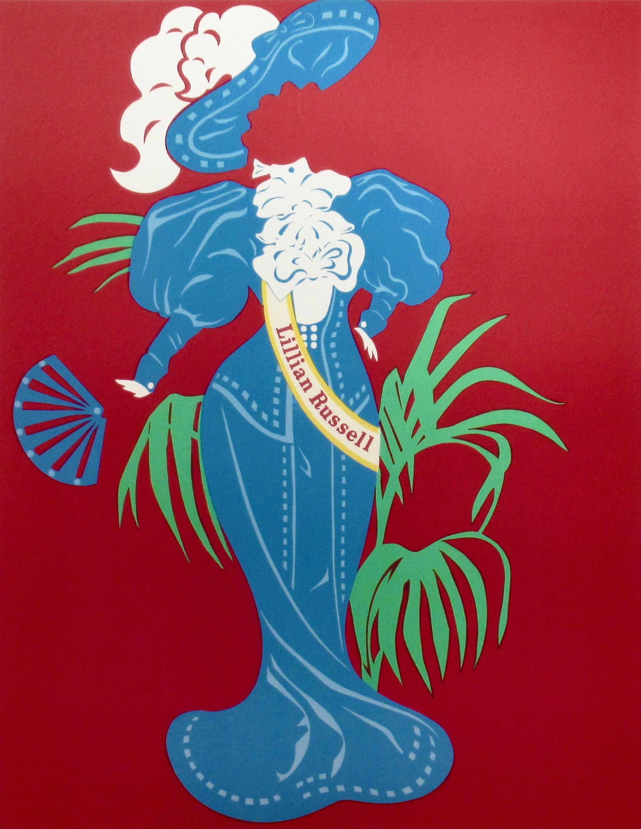 Lillian Russell - Print by Robert Indiana