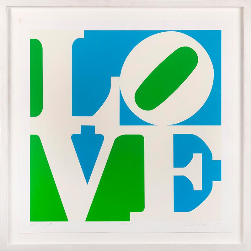 Lirio, de Un jardín de amor - Print de Robert Indiana