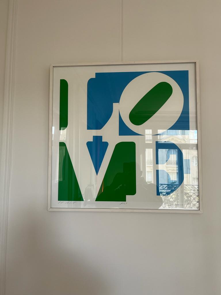 Lily, from garden of Love - Print by Robert Indiana