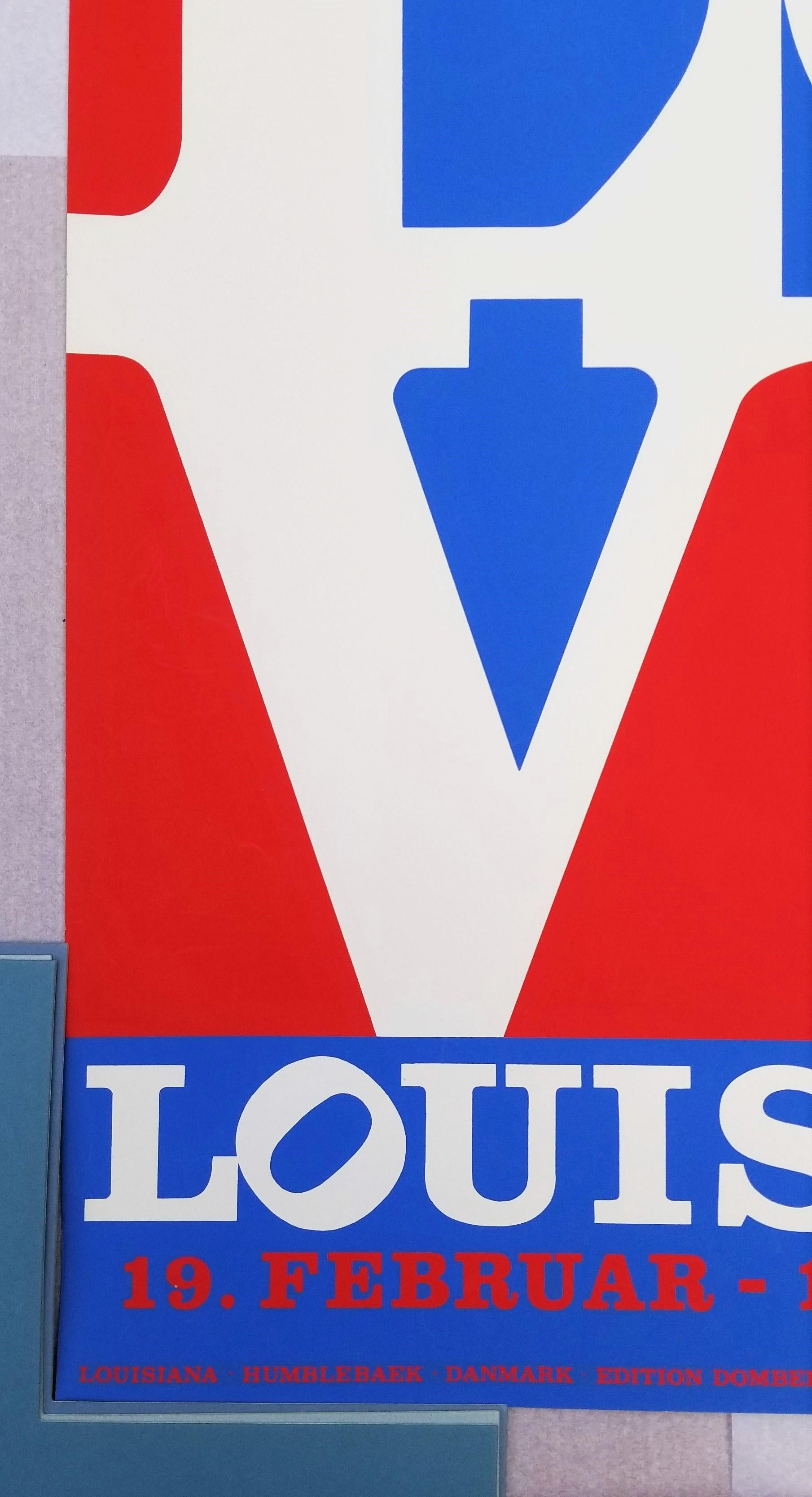 Louisiana Museum of Modern Art (LOVE) Poster /// Robert Indiana
