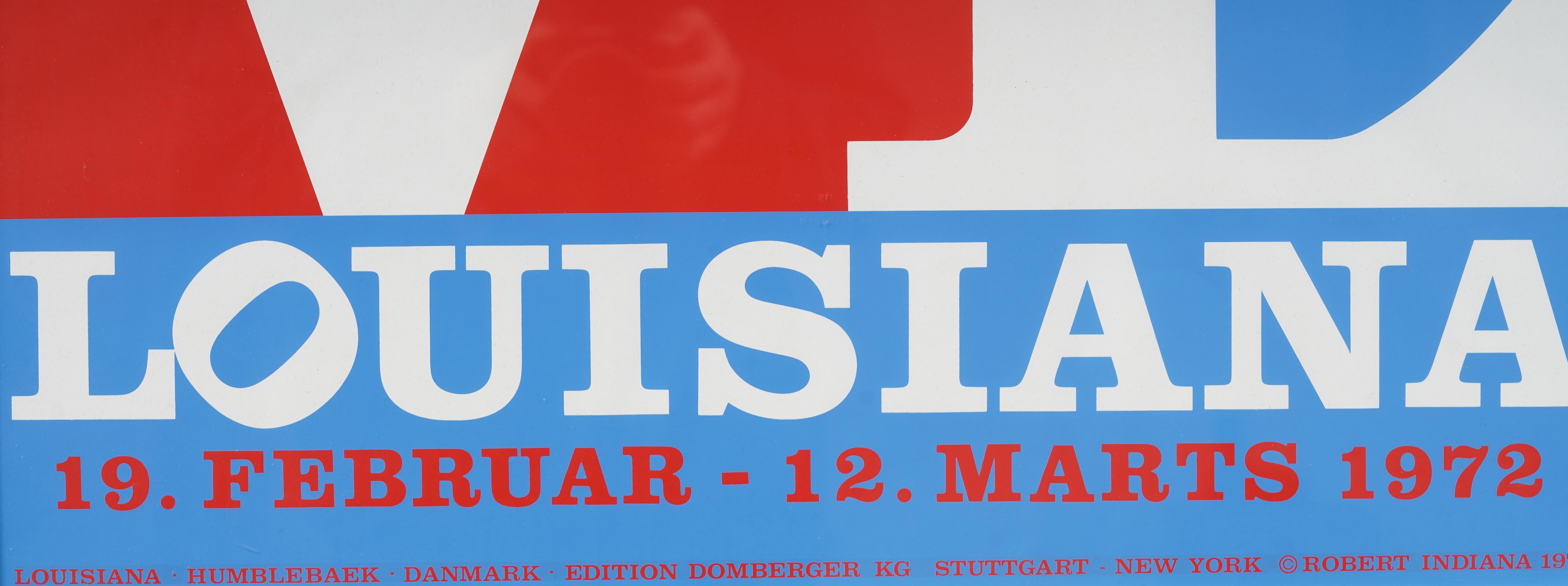 Cartel vintage de una exposición de arte pop estadounidense. En excelente estado original. Bellamente enmarcado .  Excelente estado, listo para colgar y disfrutar. 