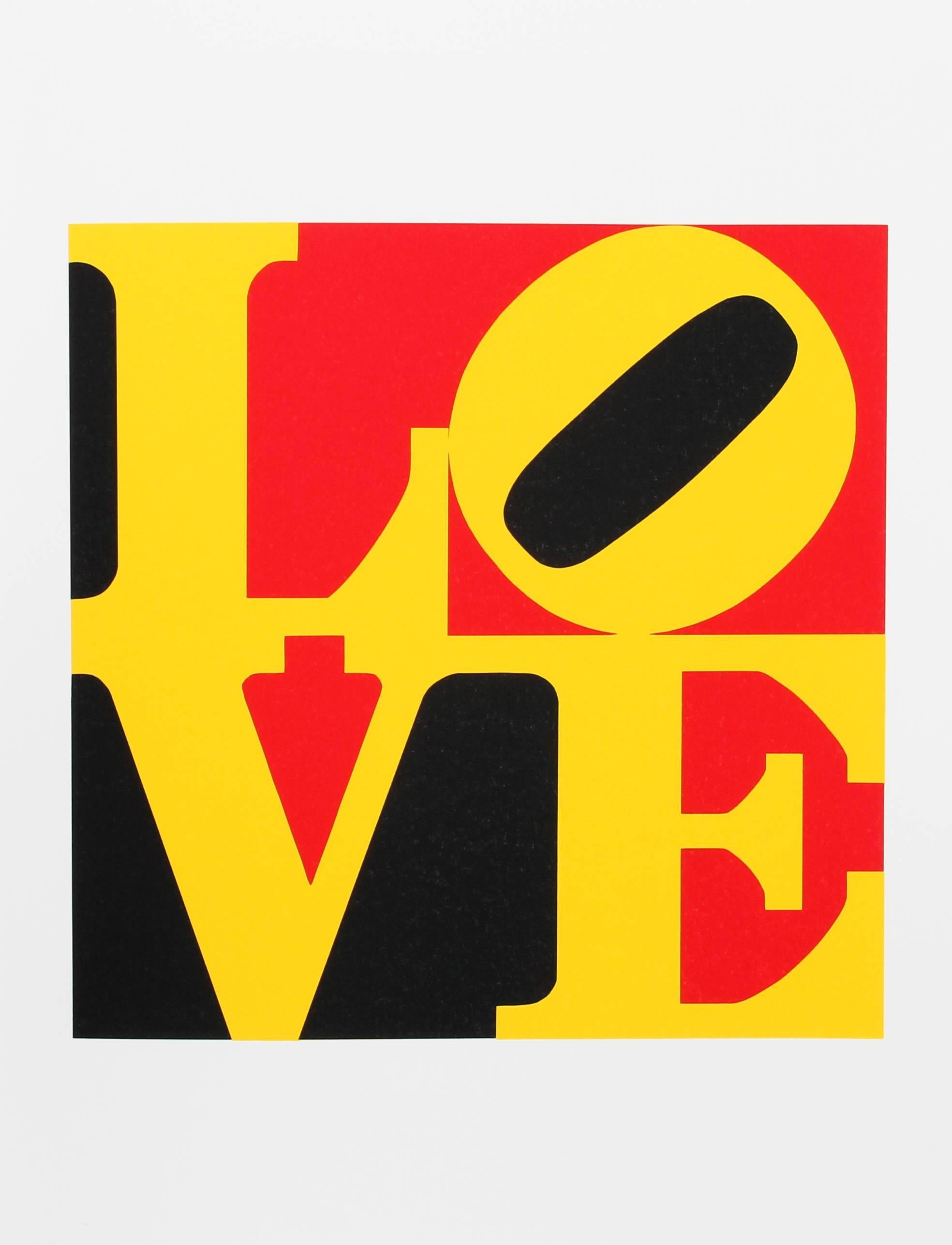 LOVE from the American Dream Portfolio by Robert Indiana 1