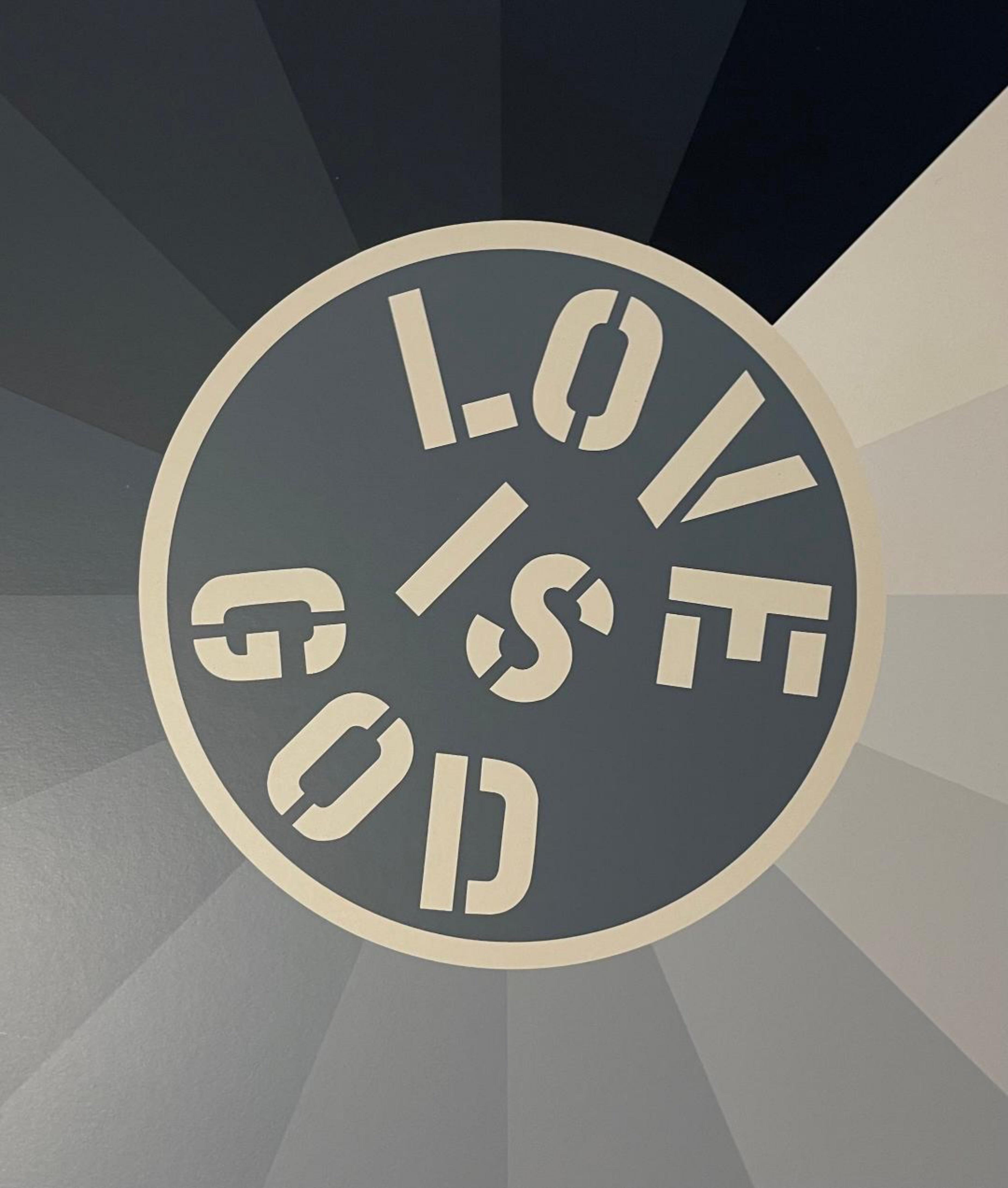 L'amour est Dieu - Pop Art Print par Robert Indiana