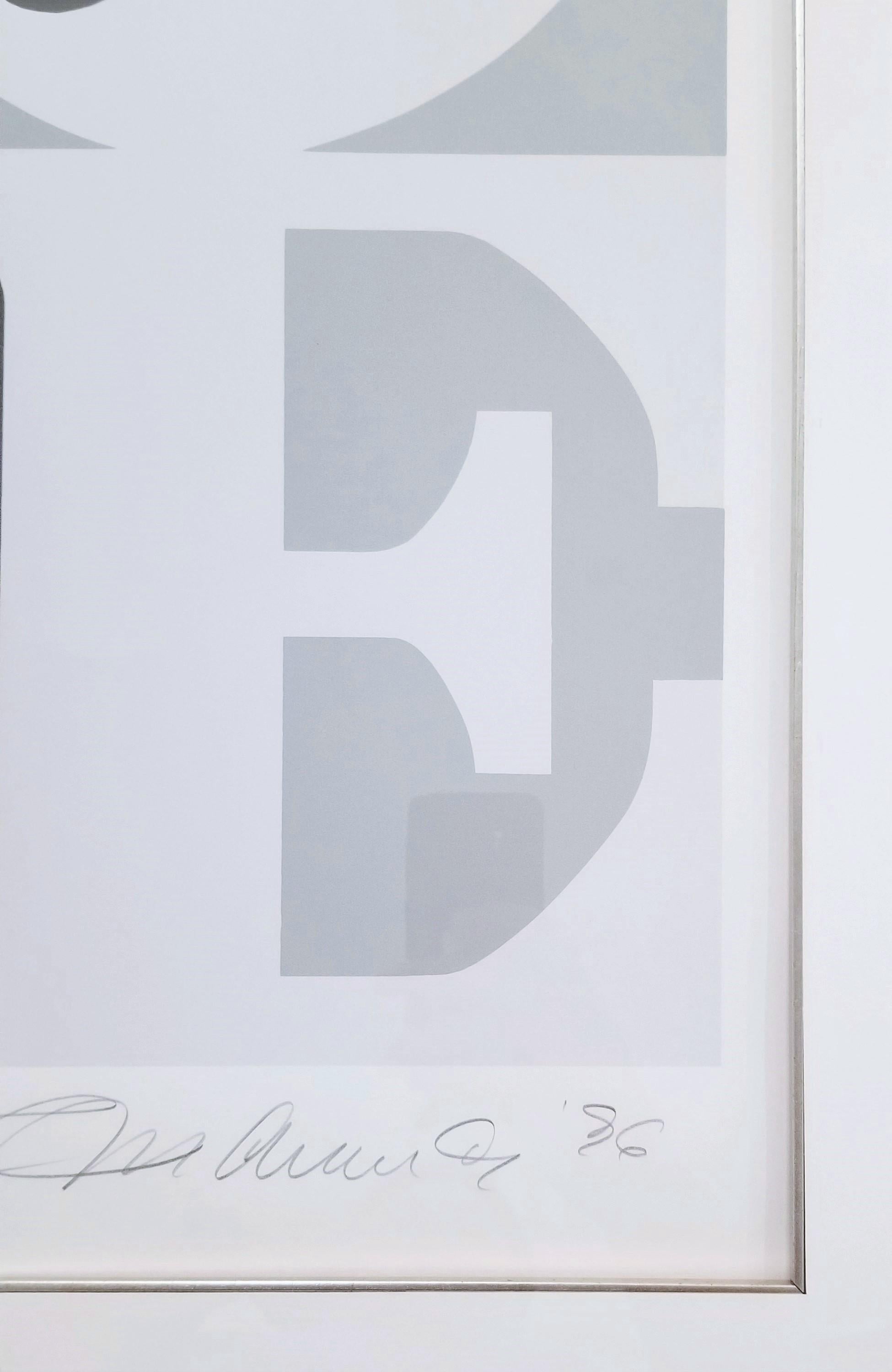 LOVE (Plate 4) /// Pop Art Robert Indiana Serigrafia post-bellica New York Minimal in vendita 14