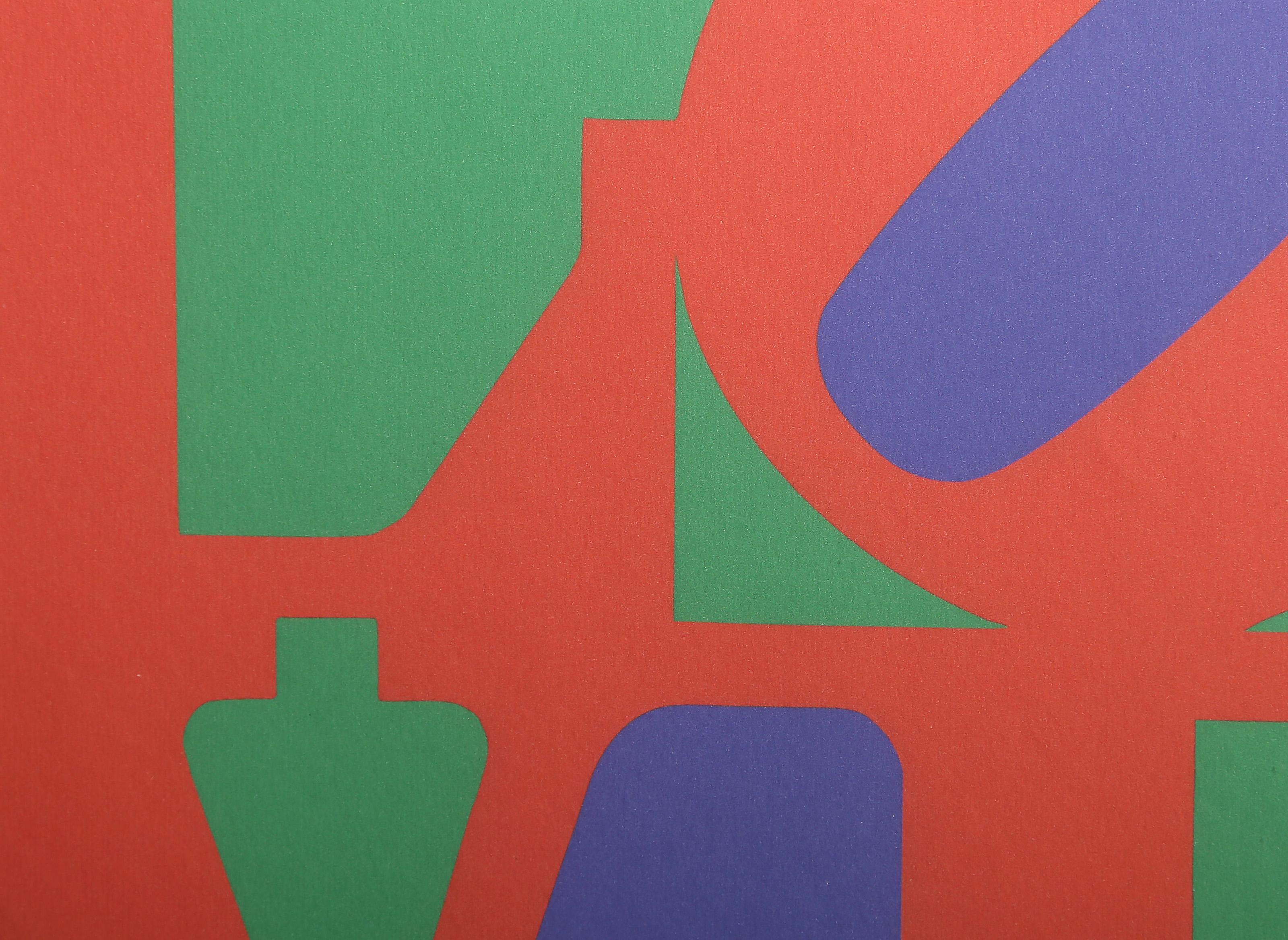 LOVE, Pop Art Offset Lithograph after Robert Indiana For Sale 1