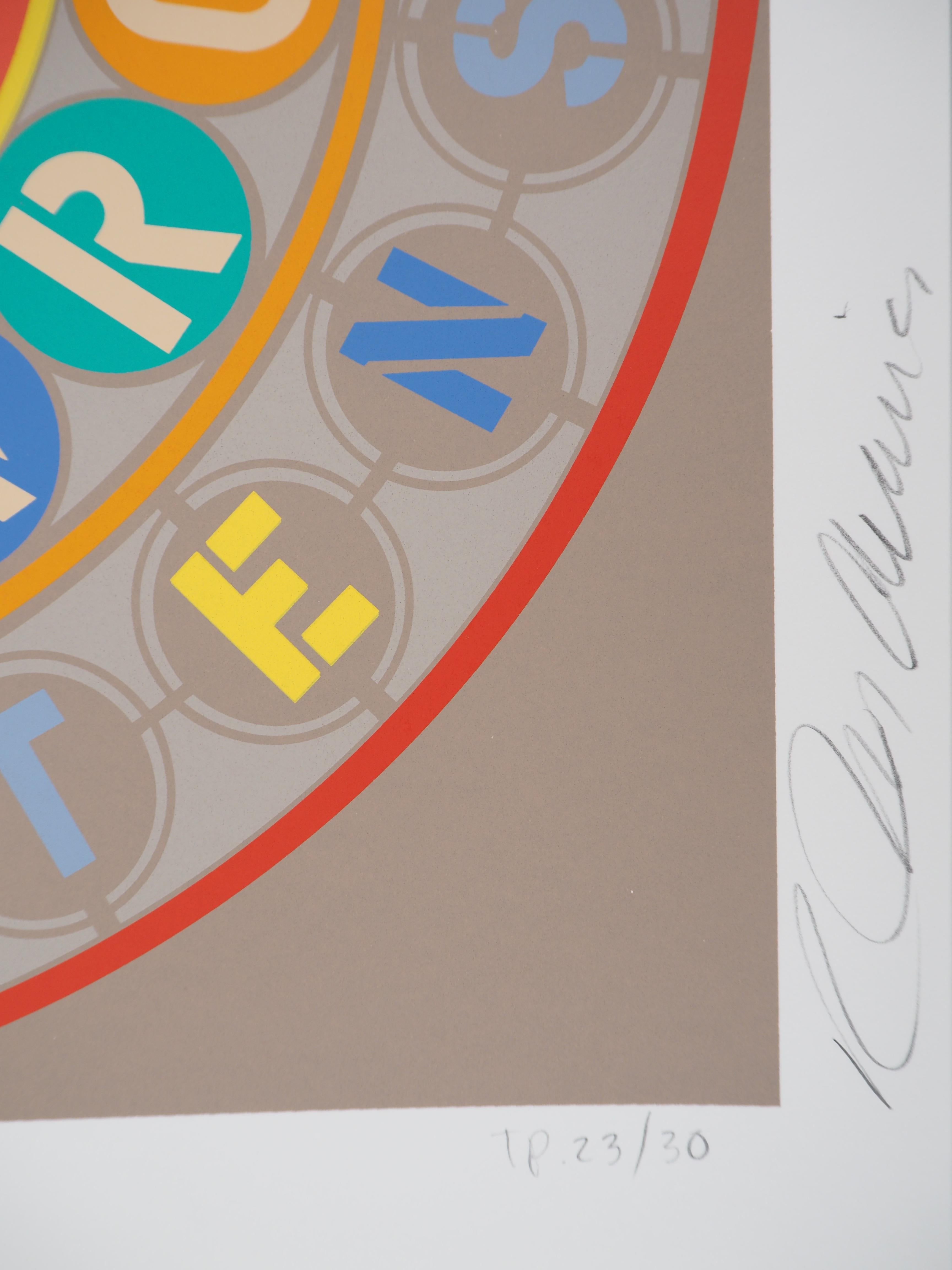 Marilyn Monroe - Original screenprint, Handsigned - Certificate - Print by Robert Indiana