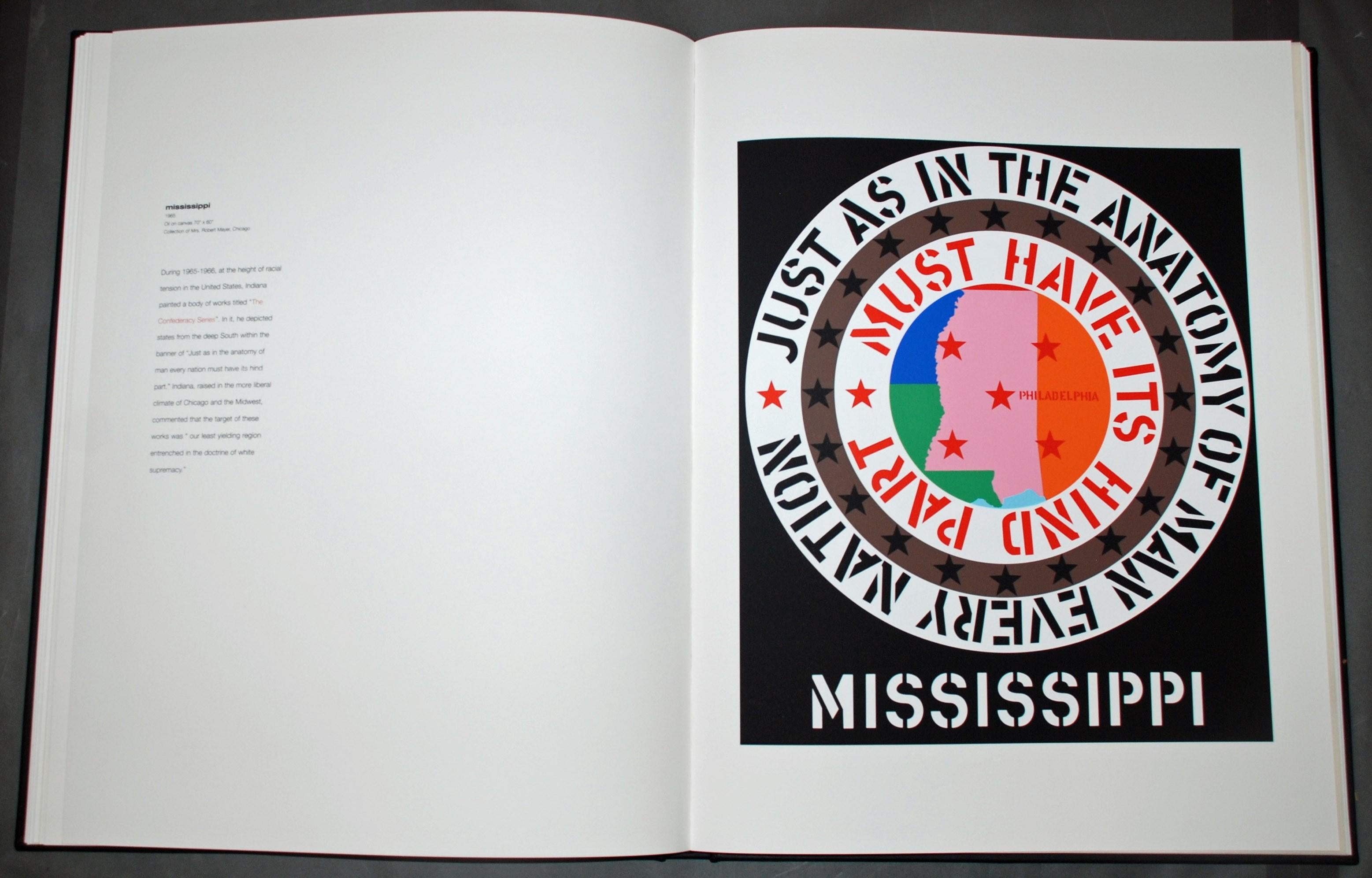 Mississippi, from The American Dream - Abstract Print by Robert Indiana