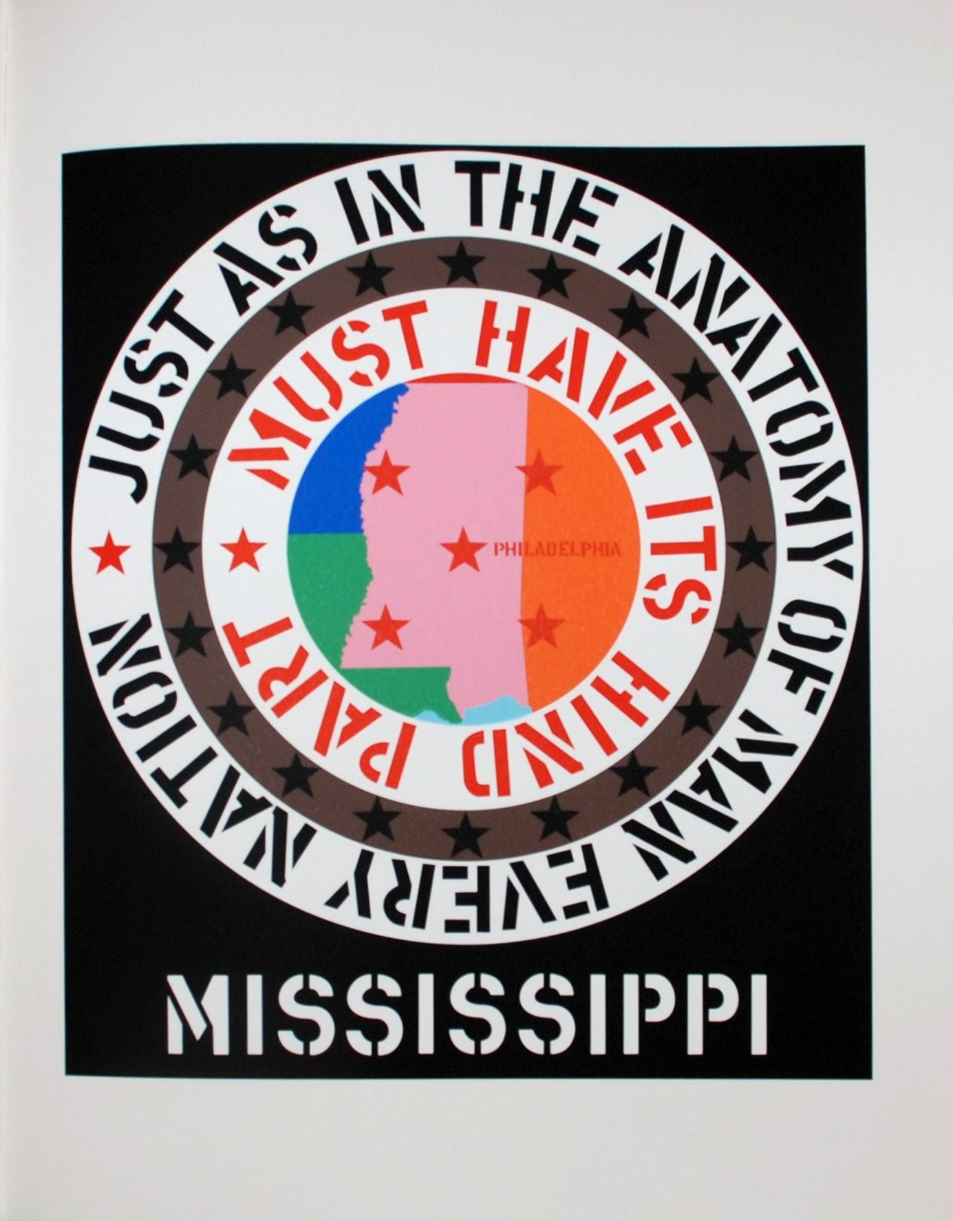 Robert Indiana Still-Life Print - Mississippi