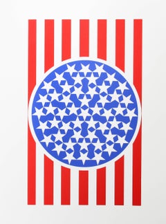 New Glory Banner, Serigraph from the American Dream Portfolio by Robert Indiana