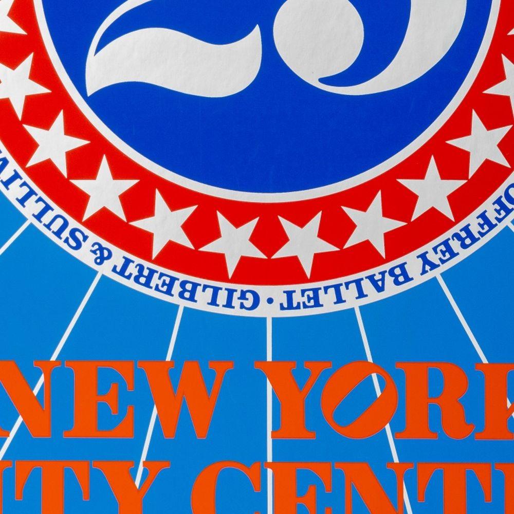 „New York City Center 25th Anniversary“ (Zeitgenössisch), Print, von Robert Indiana