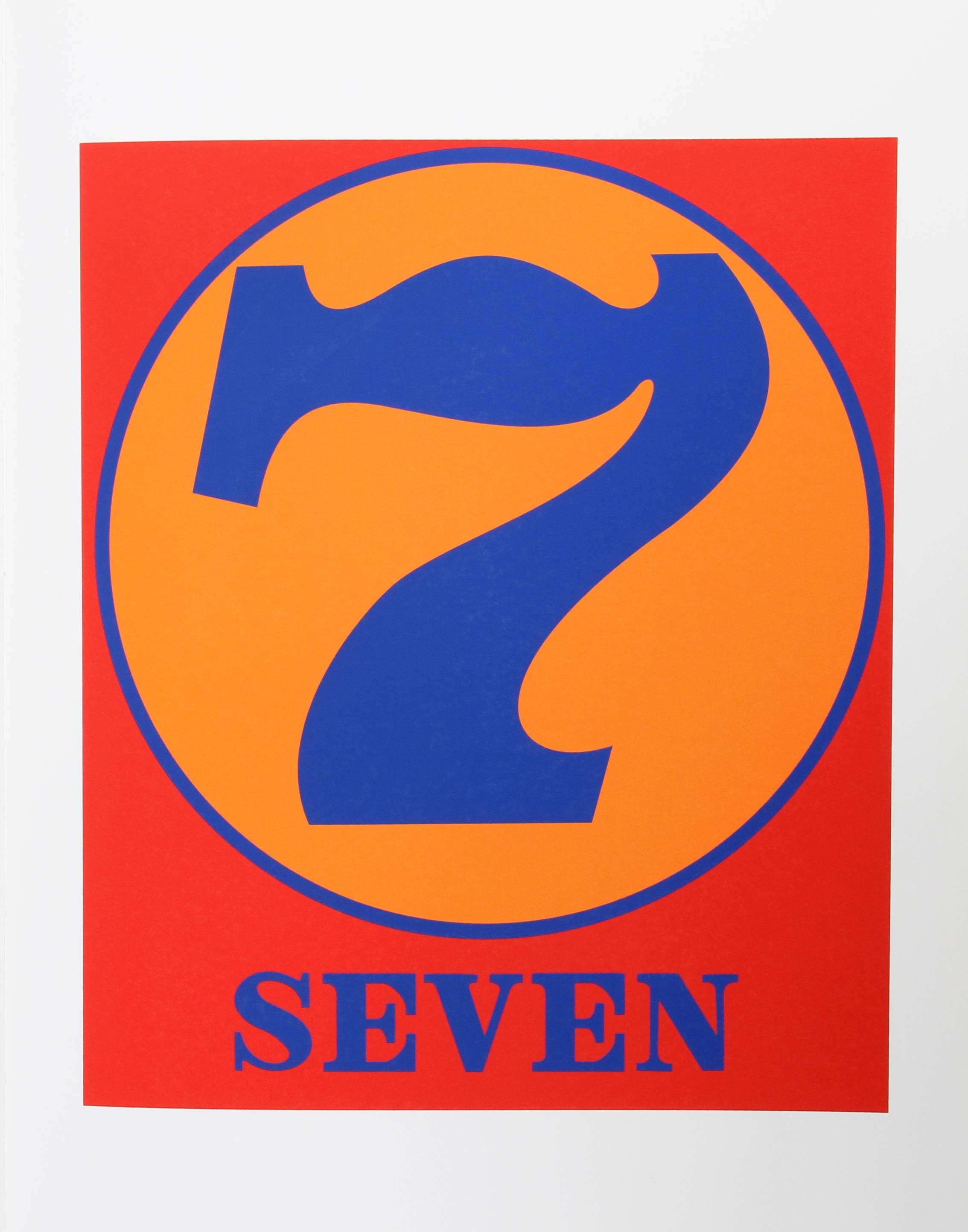 Artist: Robert Indiana, American (1928 - 2018)
Title: Number 7 from the American Dream Portfolio
Year: 1968 (1997)
Medium: Serigraph
Edition Size: 395
Image Size: 16.75 x 14 inches
Size: 22 in. x 17 in. (55.88 cm x 43.18 cm)

Printed and Published