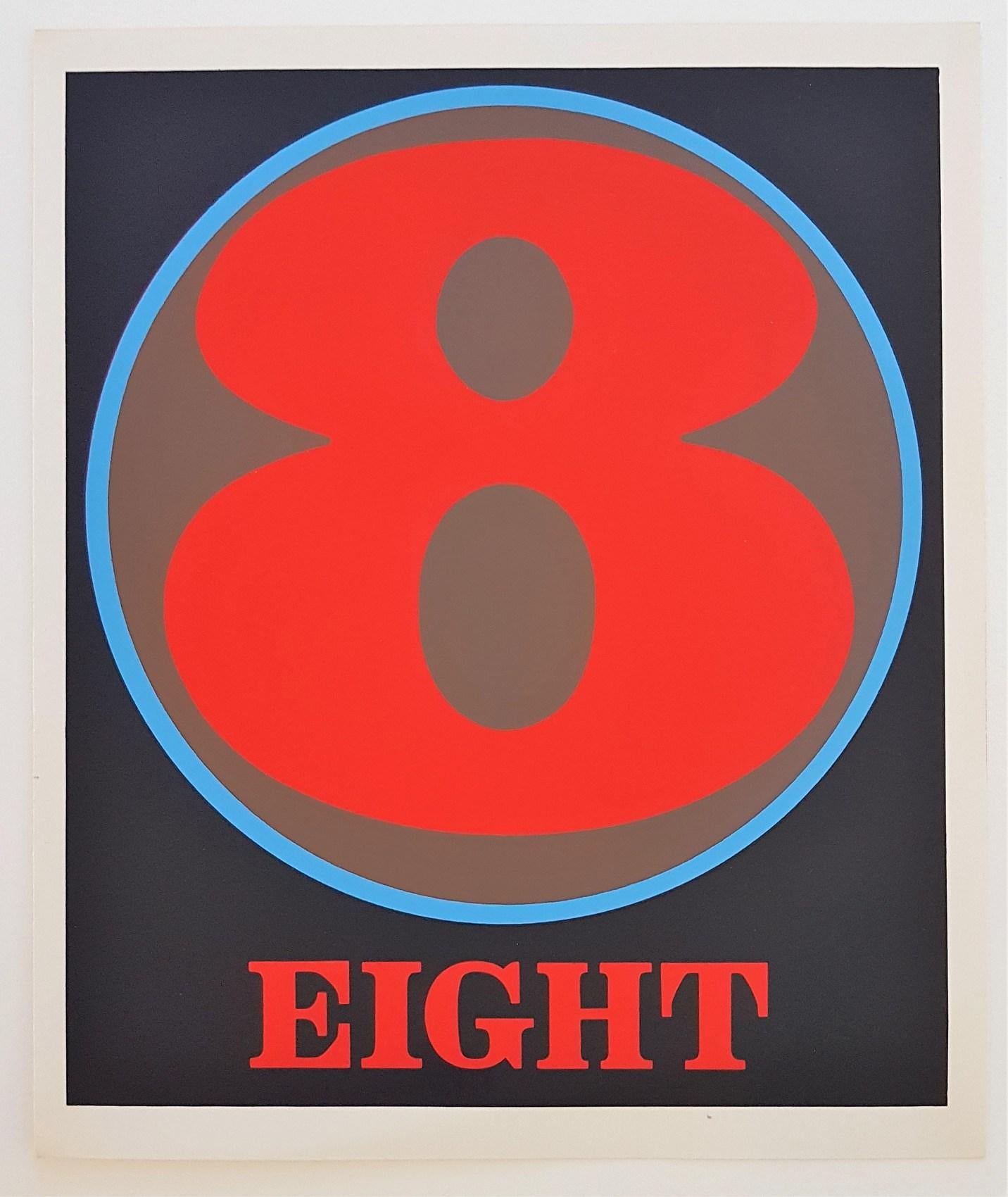 Robert Indiana Figurative Print - Number Suite - Eight