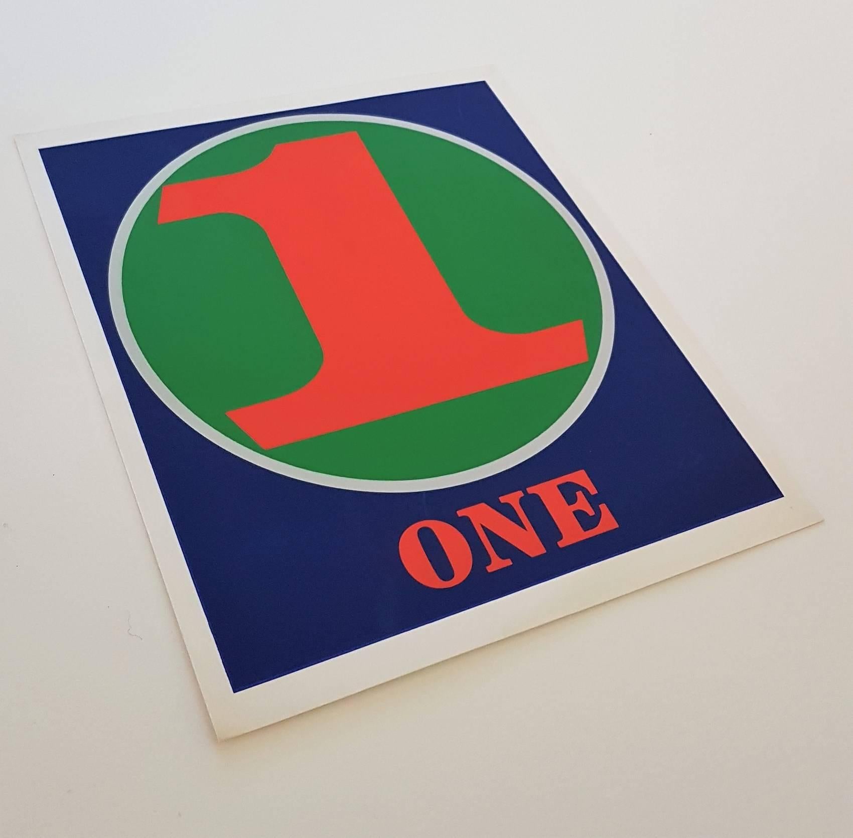 Number Suite - One - Print by Robert Indiana