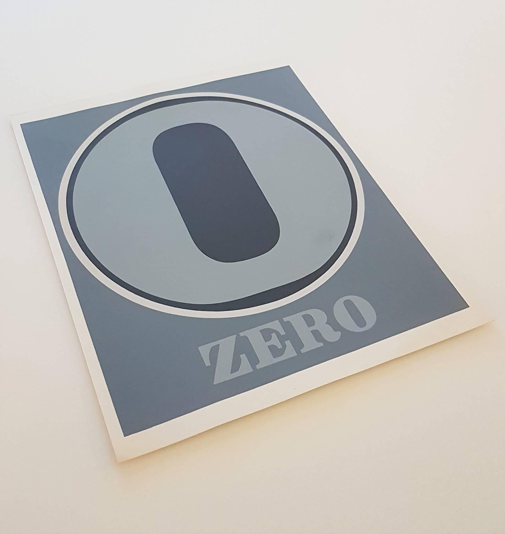 Nummernnummern-Suite - Zero (Pop-Art), Print, von Robert Indiana